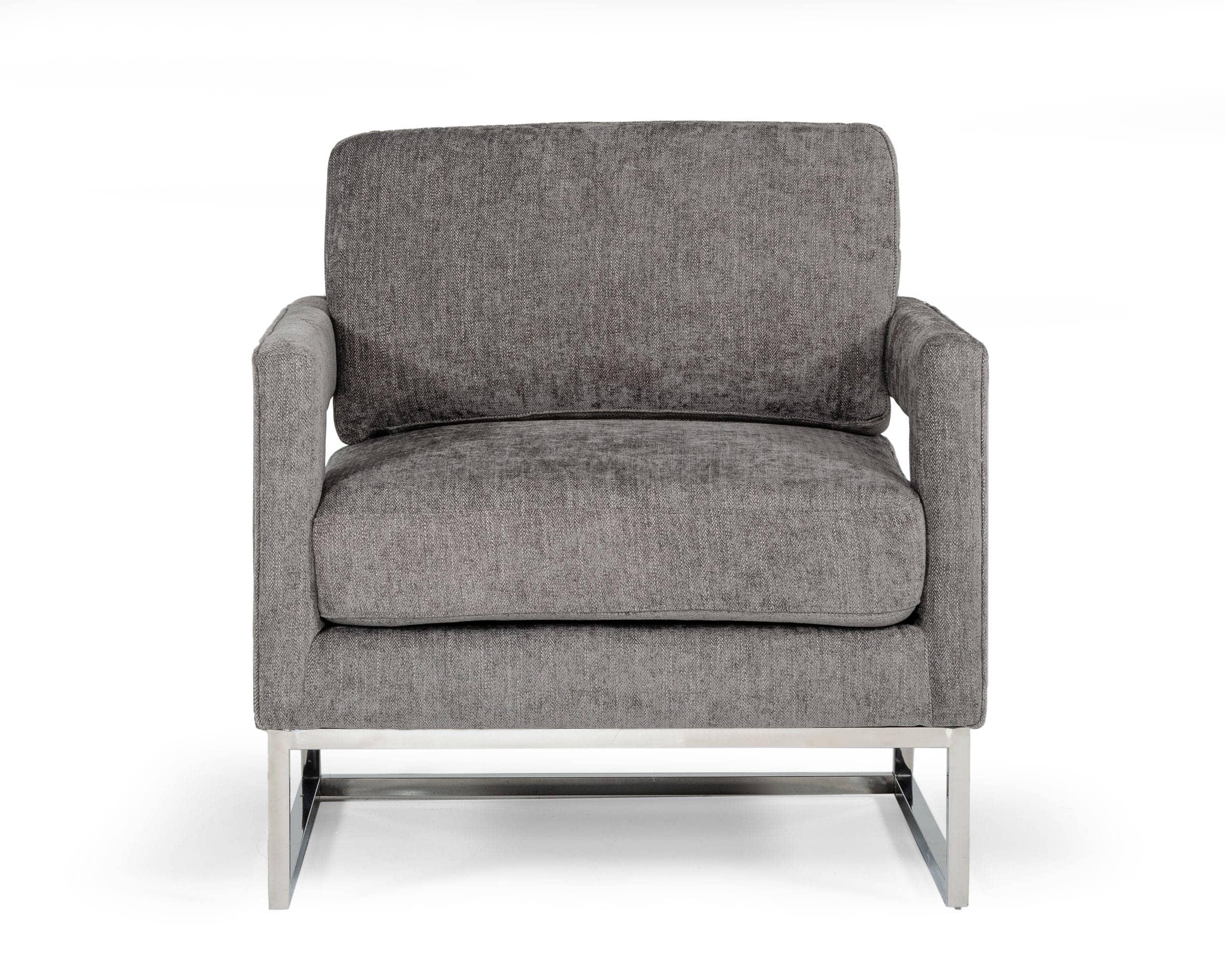 Modrest Edna Modern Fabric Accent Chair