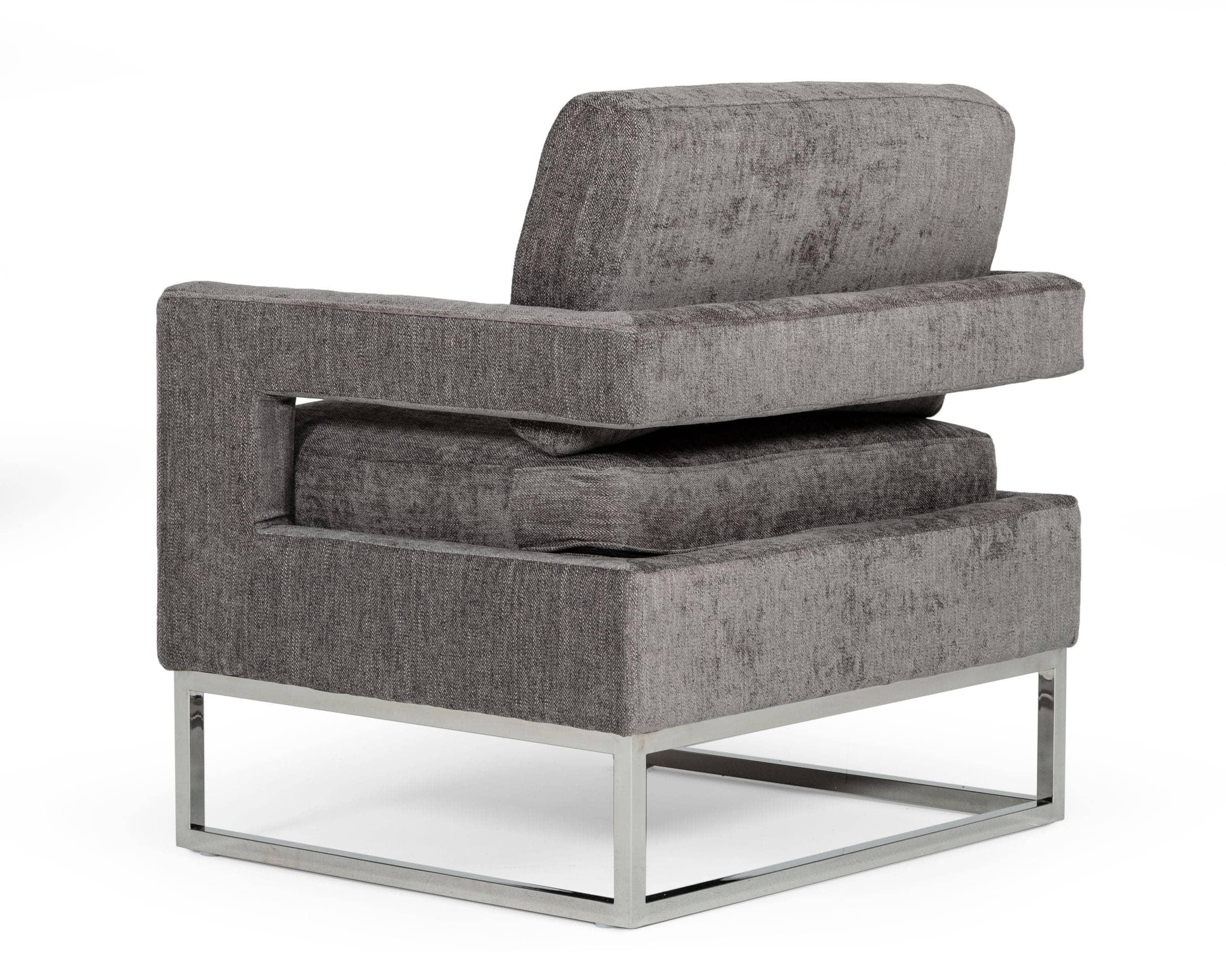 Modrest Edna Modern Fabric Accent Chair