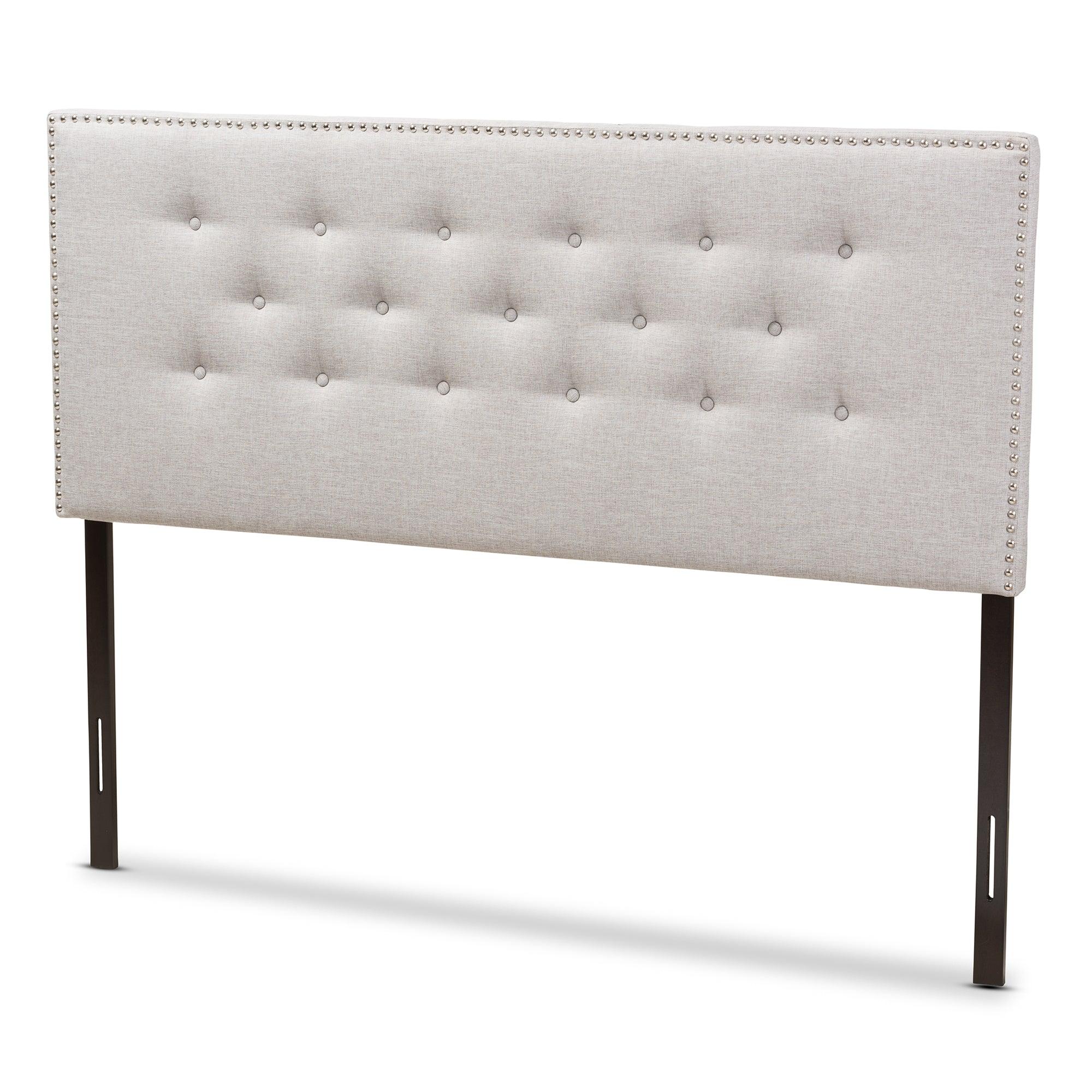 Windsor Modern and Contemporary ish Fabric Upholstered Headboard