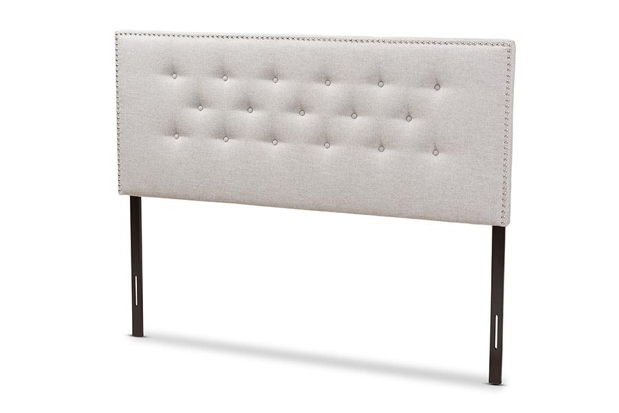 Windsor Modern and Contemporary ish Fabric Upholstered Headboard