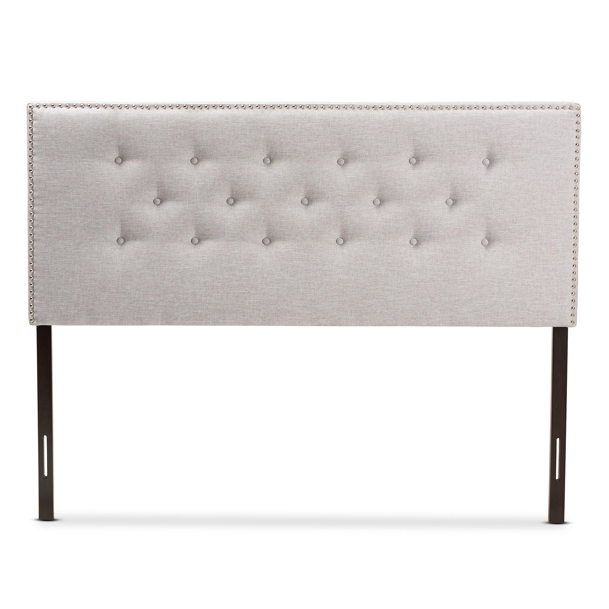 Windsor Modern and Contemporary ish Fabric Upholstered Headboard