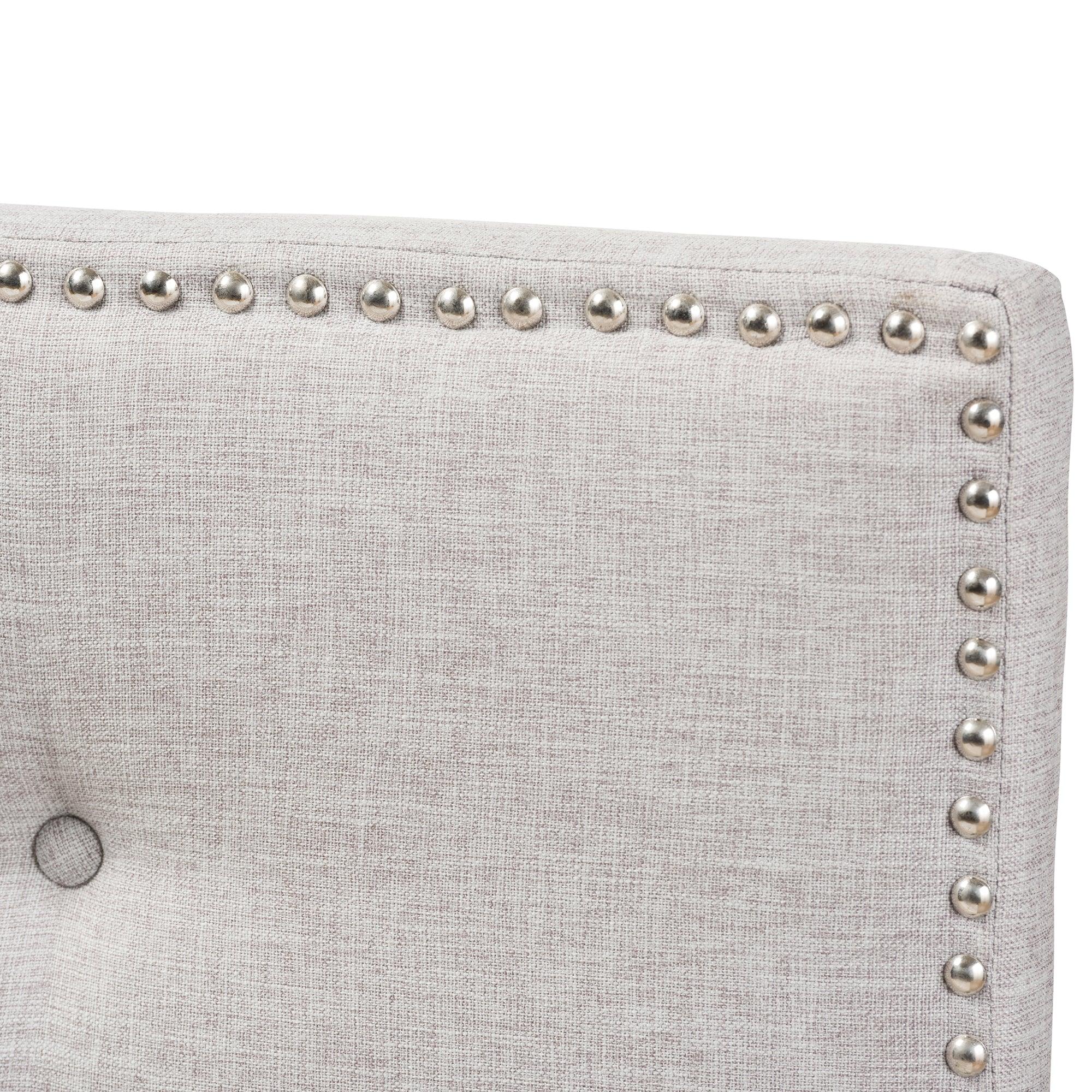 Windsor Modern and Contemporary ish Fabric Upholstered Headboard