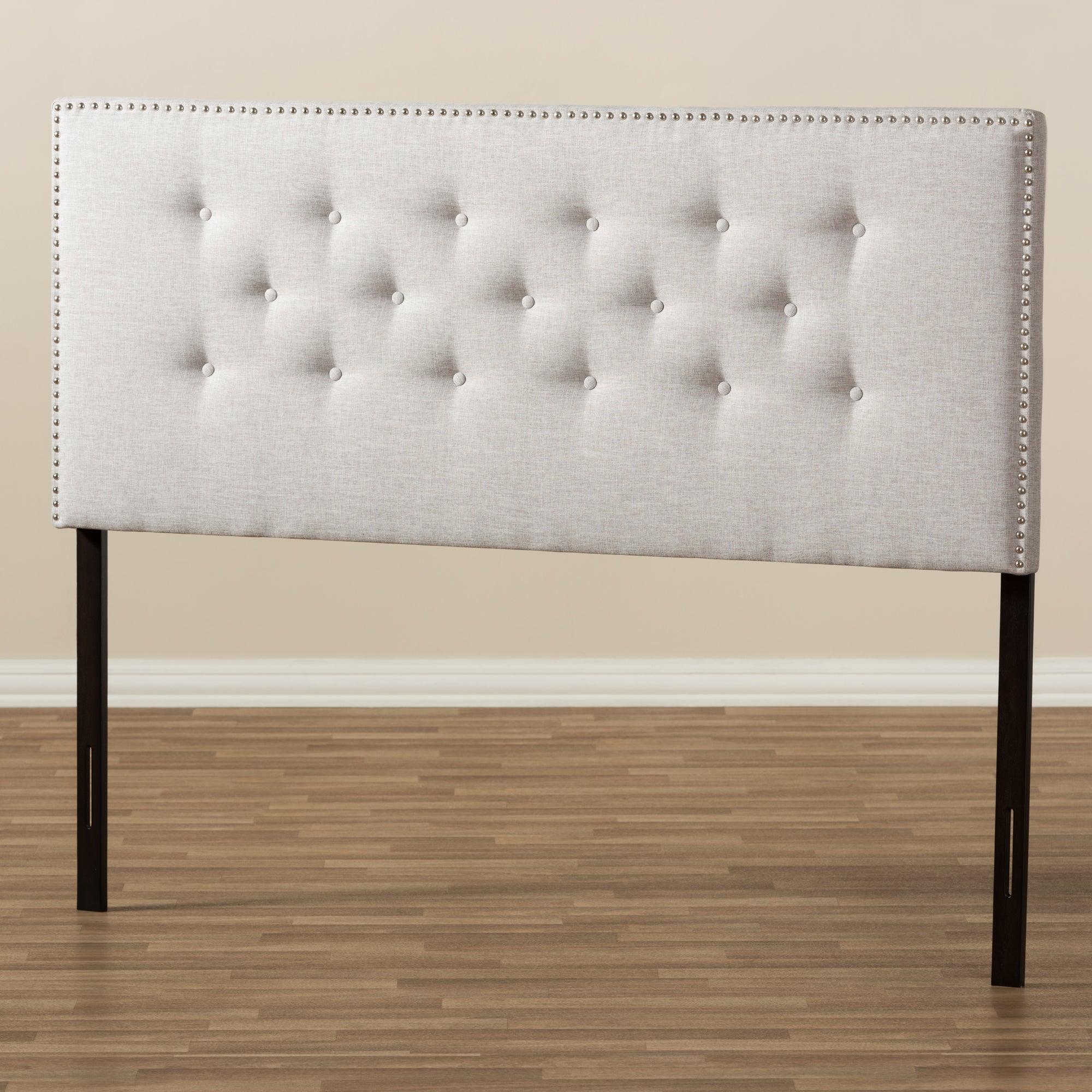 Windsor Modern and Contemporary ish Fabric Upholstered Headboard