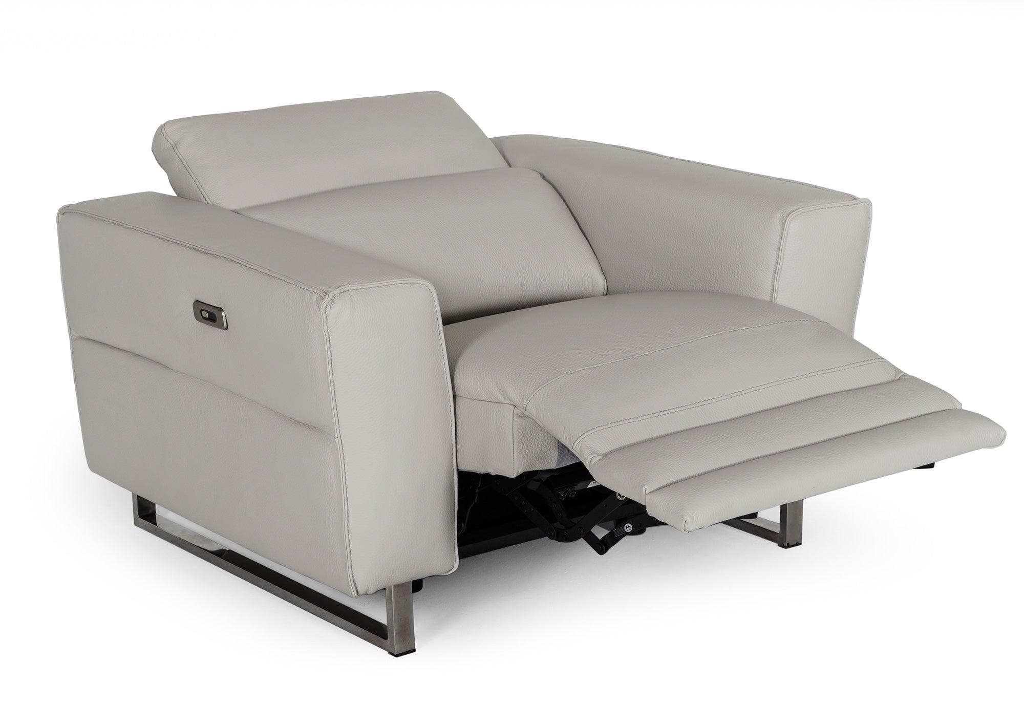 Accenti Italia Lucca Italian Modern Armchair w/ Electric Recliner