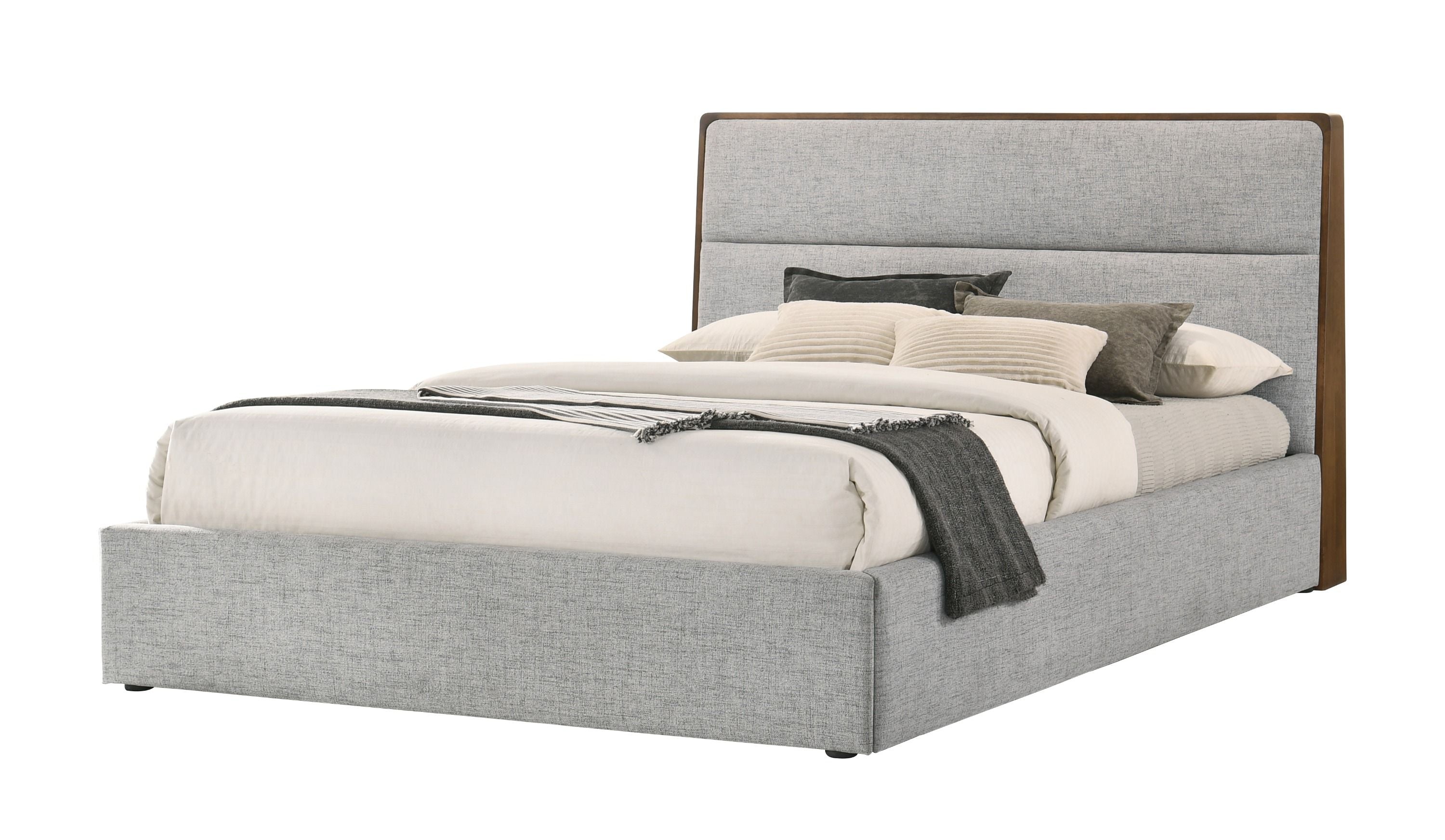 Modrest Dustin Modern Fabric Trimmed Bed