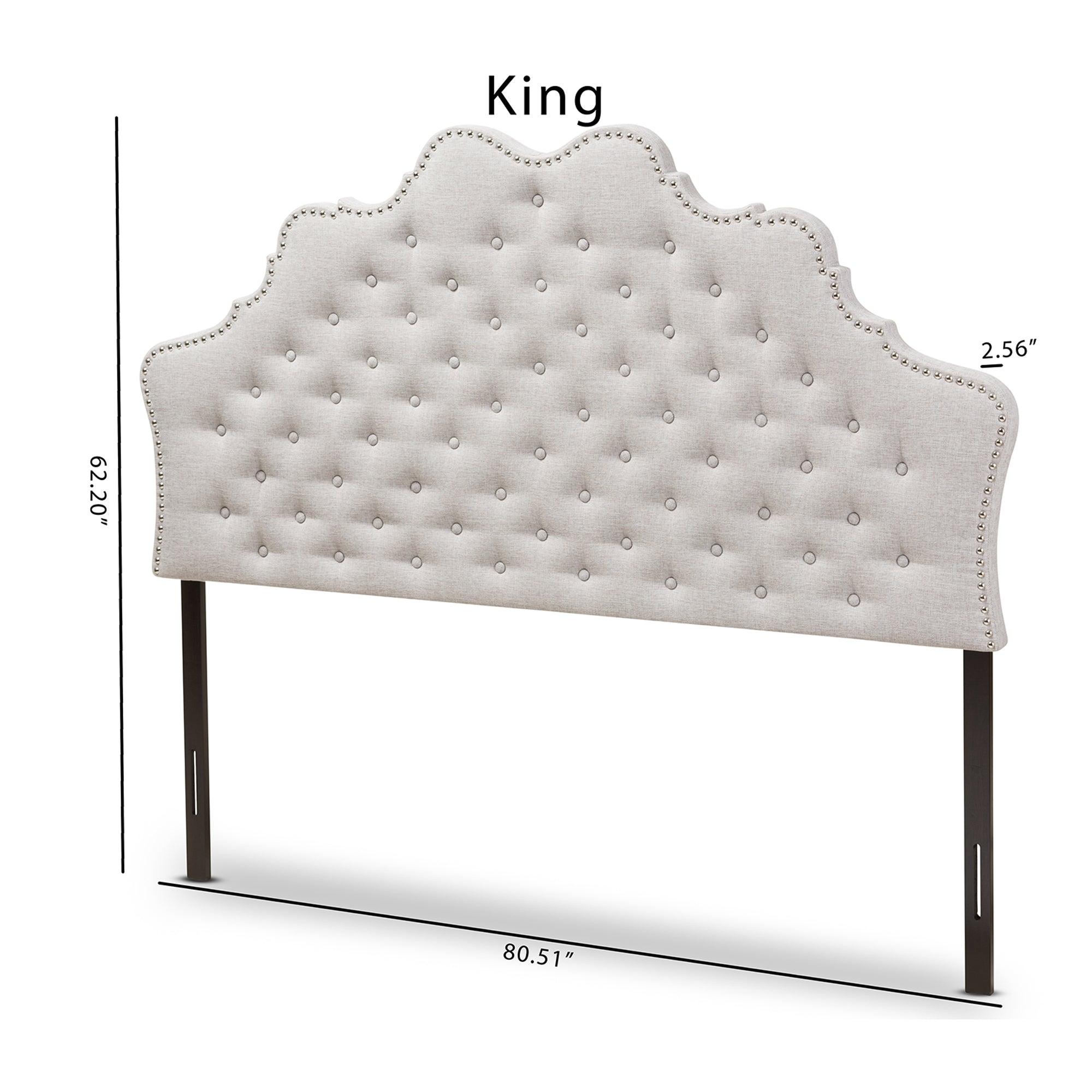 Hilda Modern and Contemporary ish Fabric Headboard