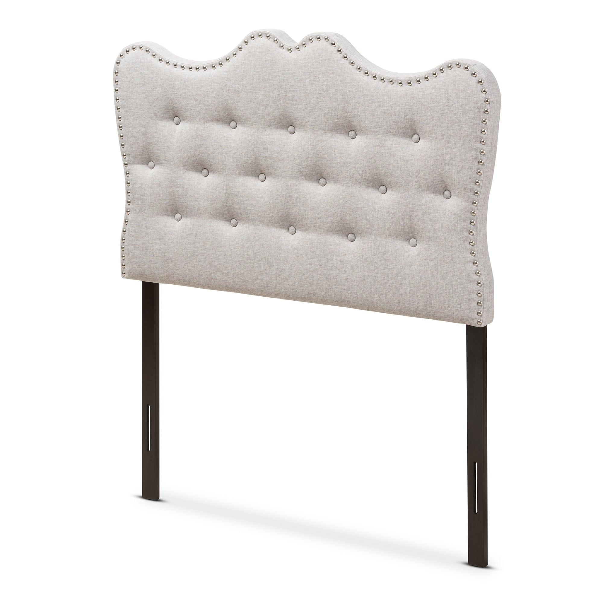 Emma Modern and Contemporary ish Fabric Headboard