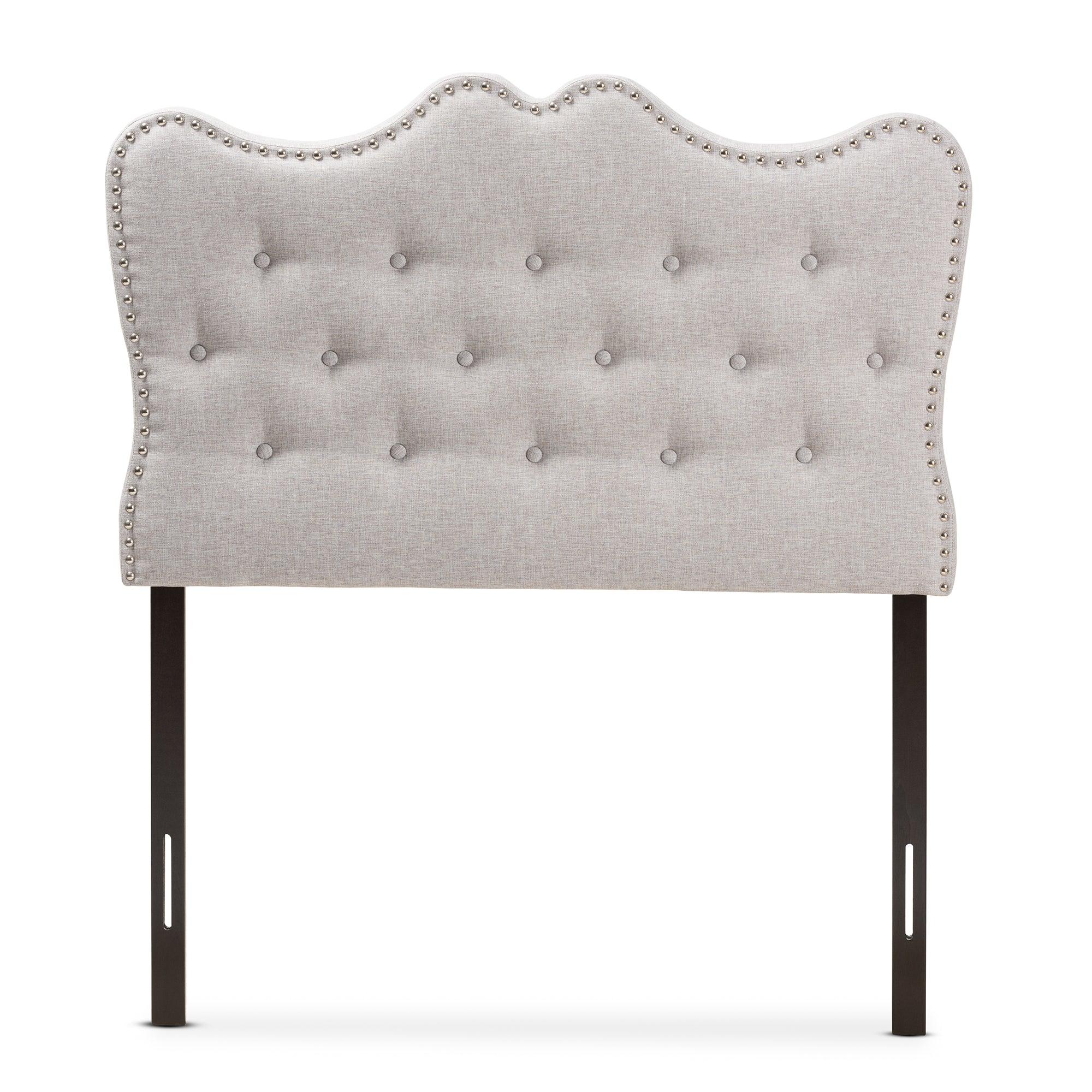 Emma Modern and Contemporary ish Fabric Headboard