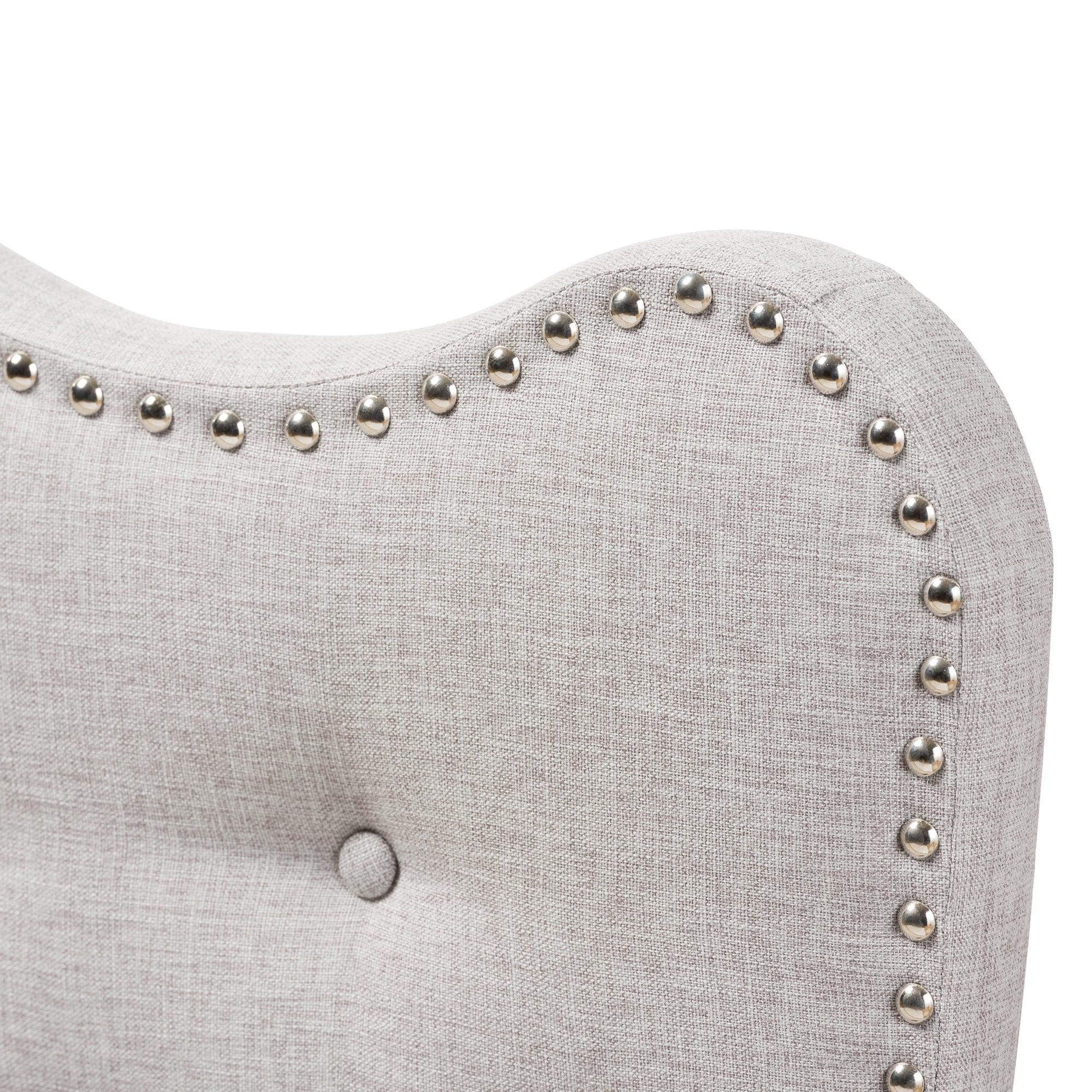 Emma Modern and Contemporary ish Fabric Headboard