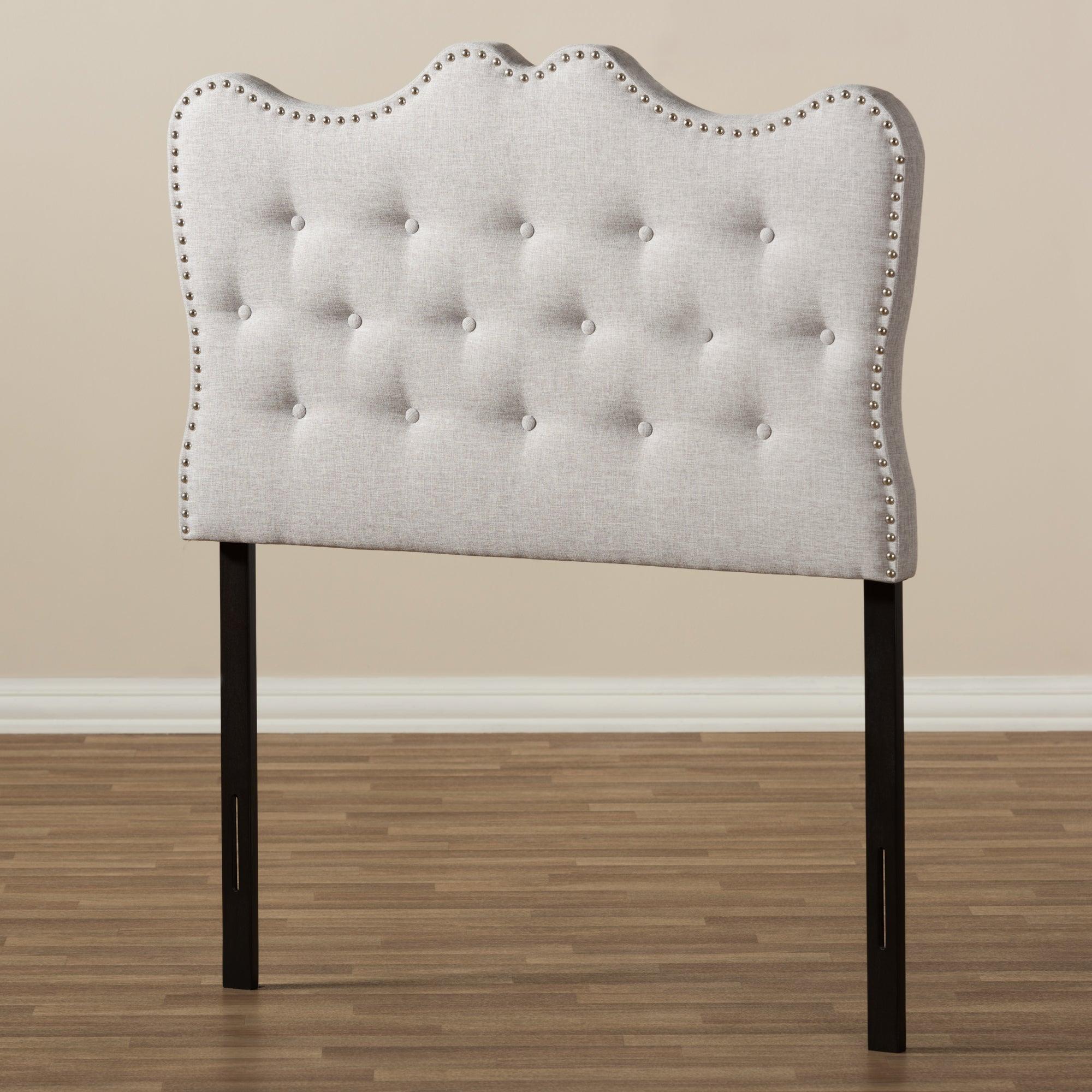 Emma Modern and Contemporary ish Fabric Headboard