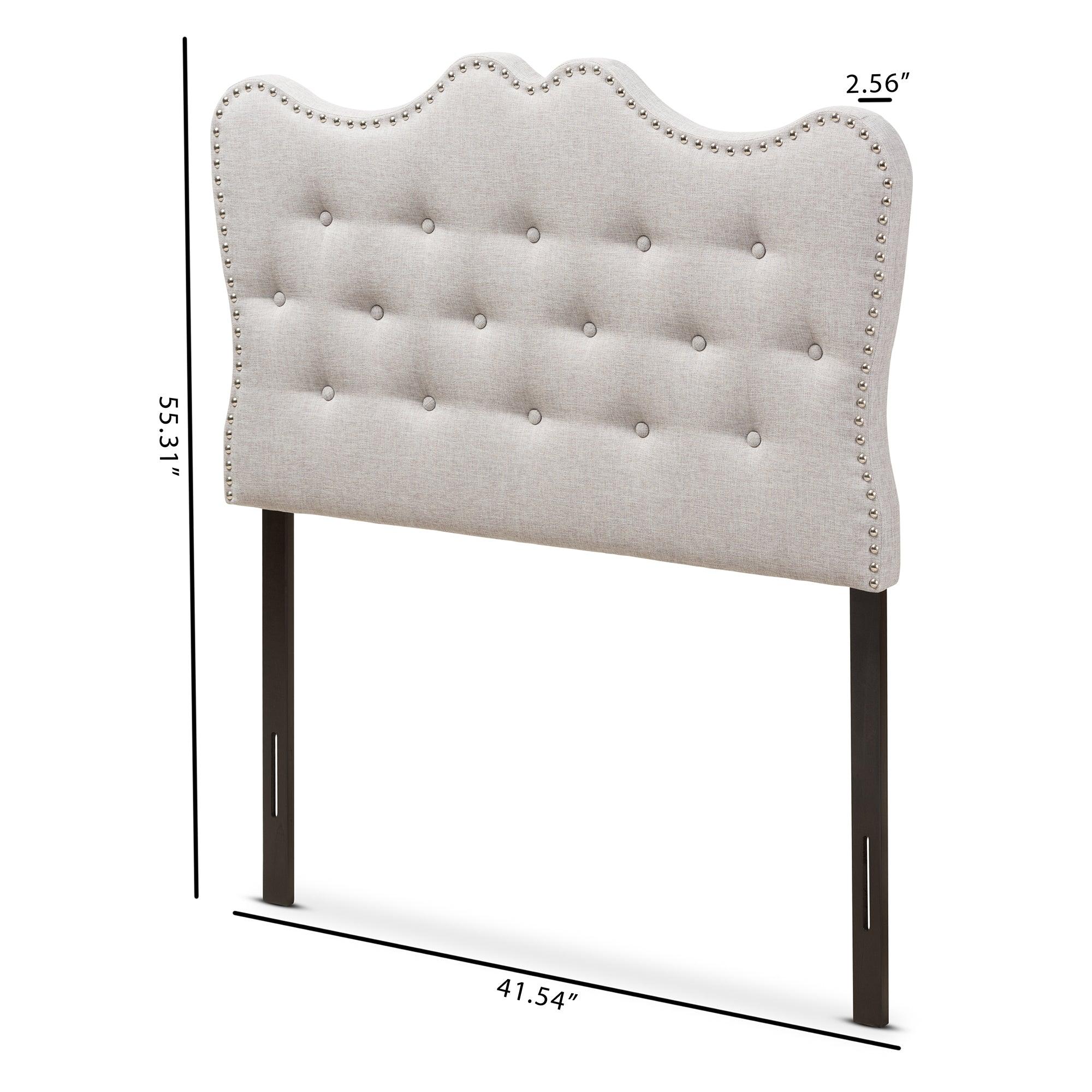 Emma Modern and Contemporary ish Fabric Headboard