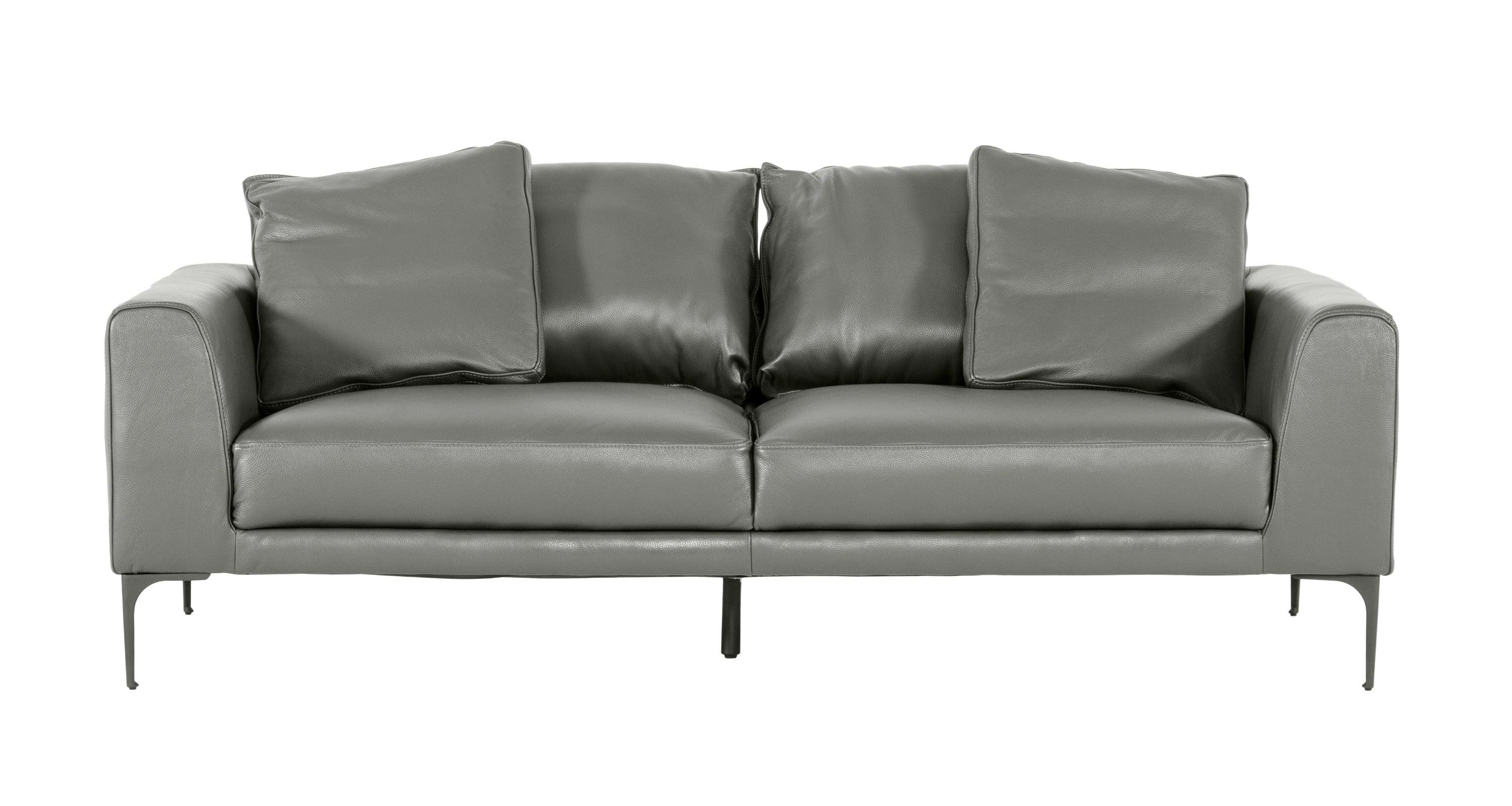 Divani Casa Jacoba Modern Leather Sofa