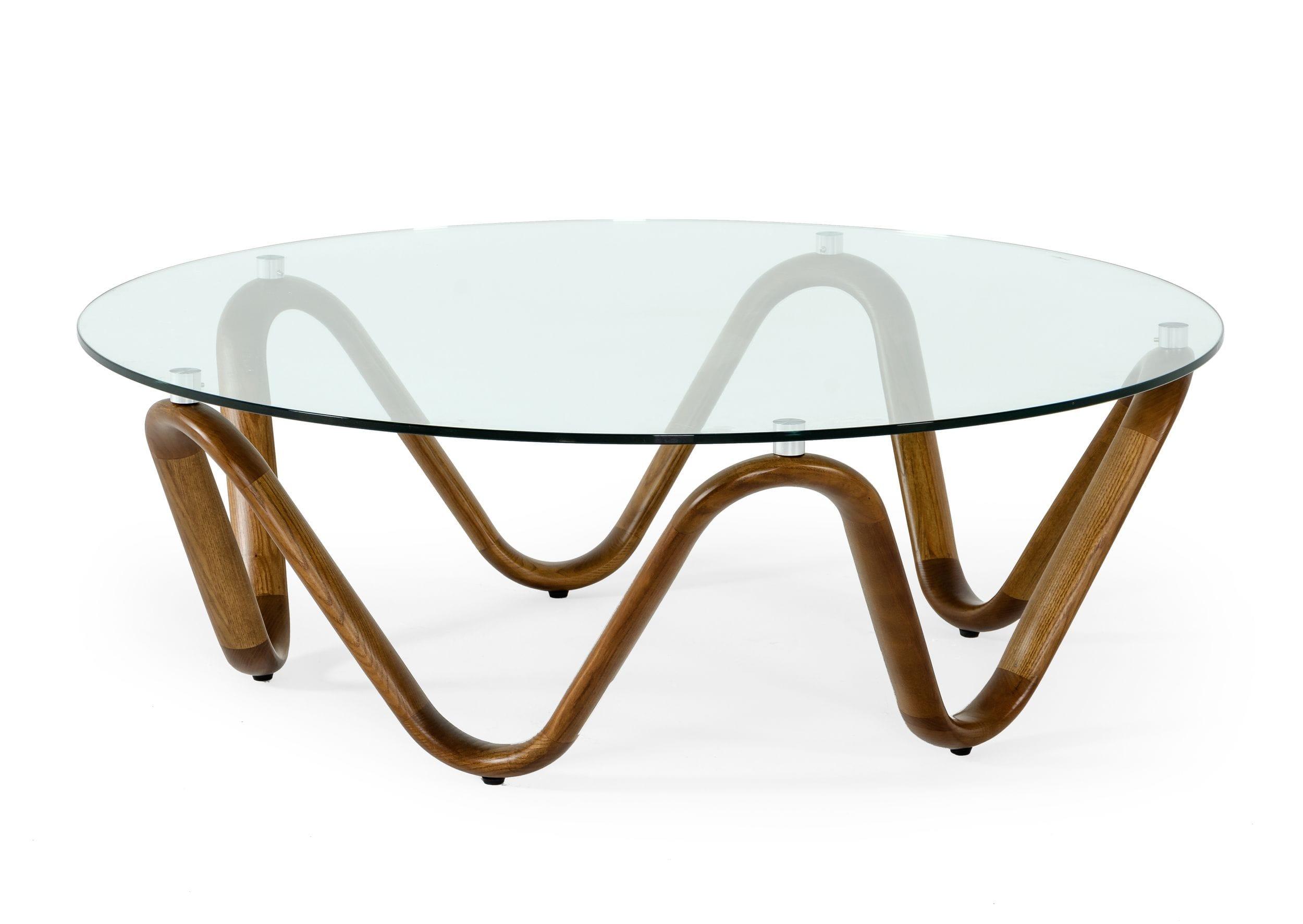 Modrest Lassen Modern Glass Coffee Table