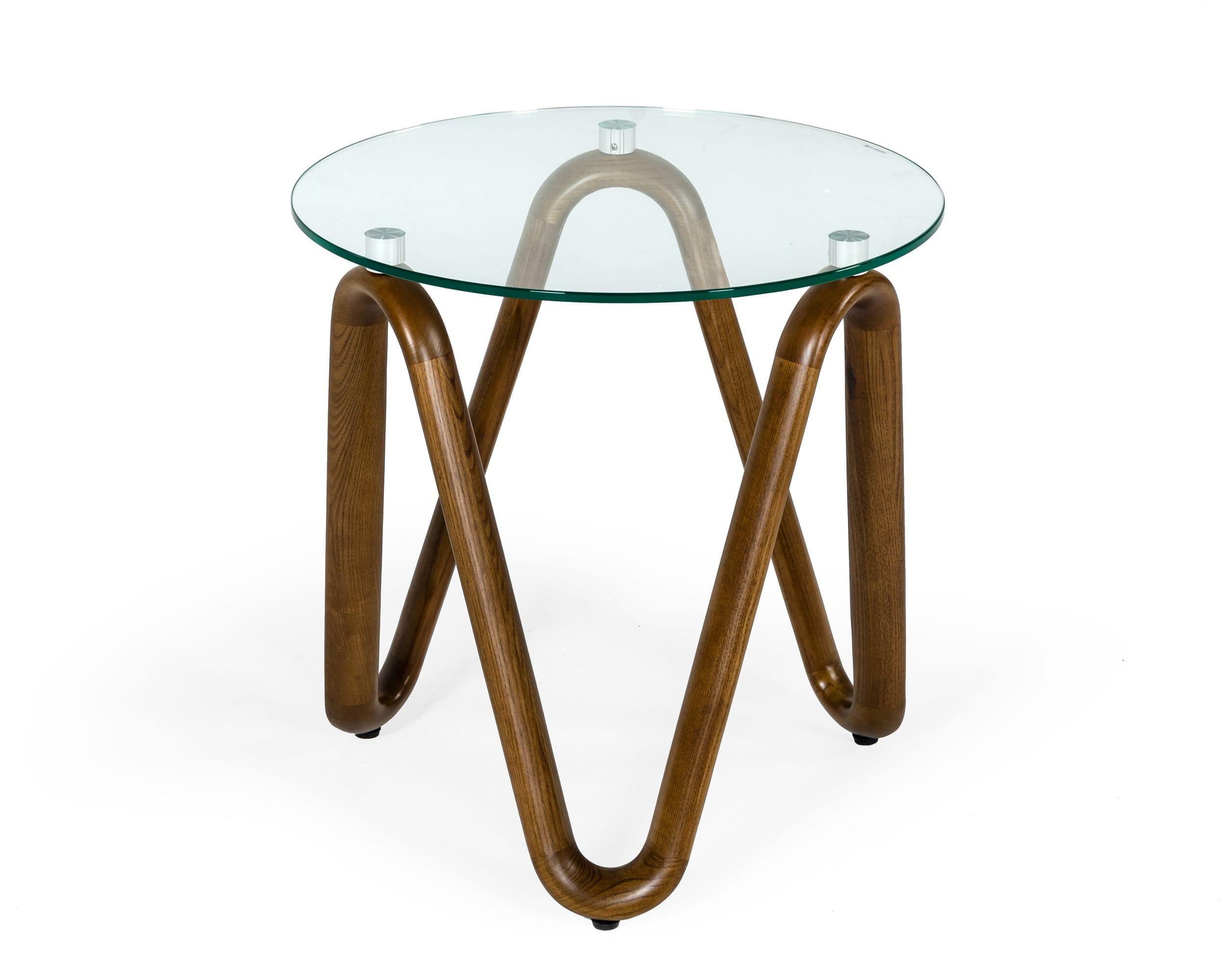 Modrest Lassen Modern Glass End Table