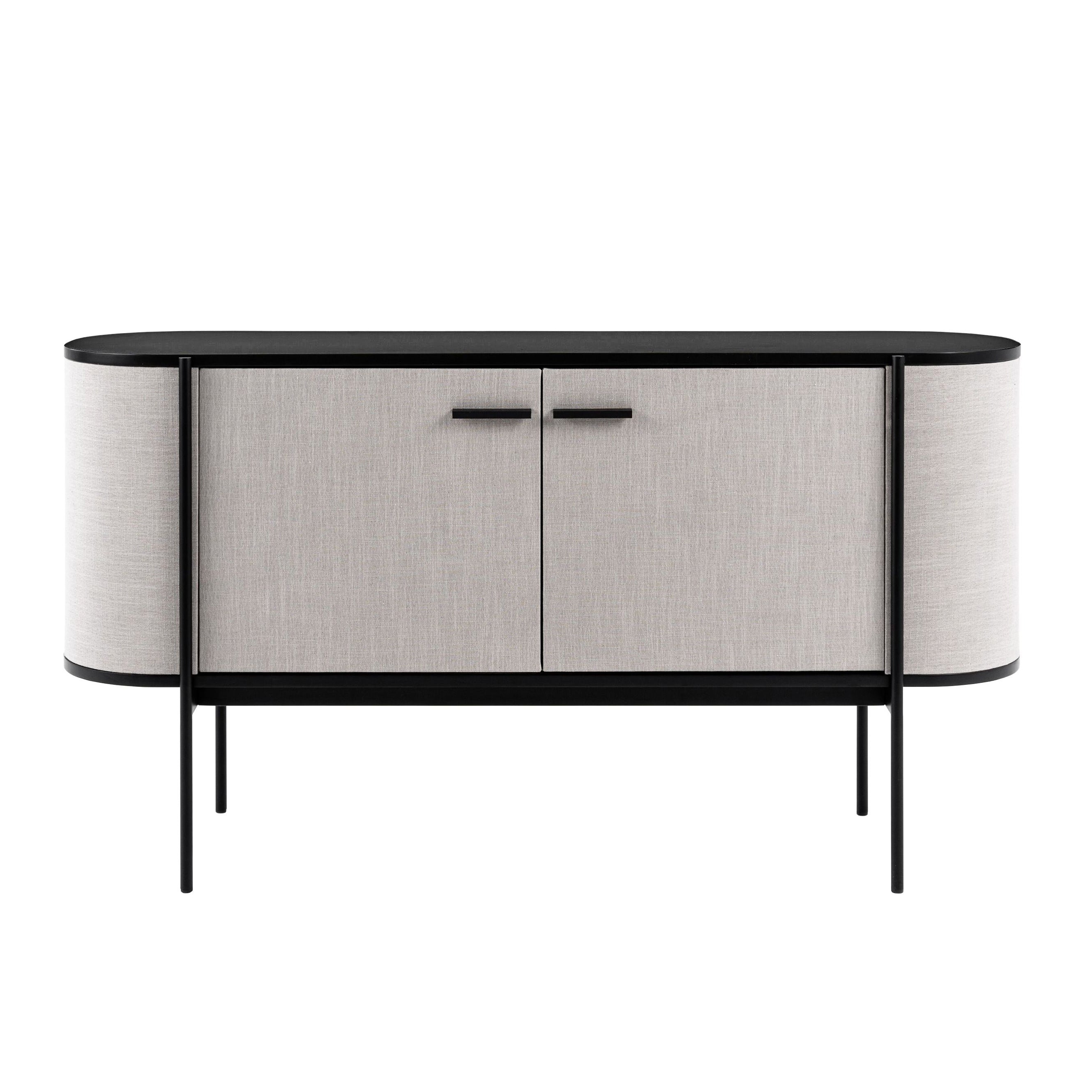 Modrest Hobart Modern Fabric Metal Buffet