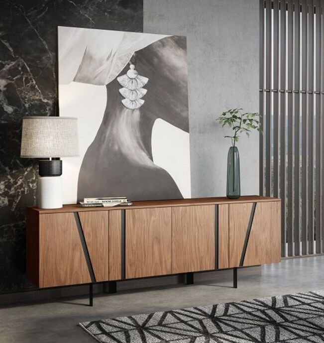 Modrest Mario Modern Veneer Buffet