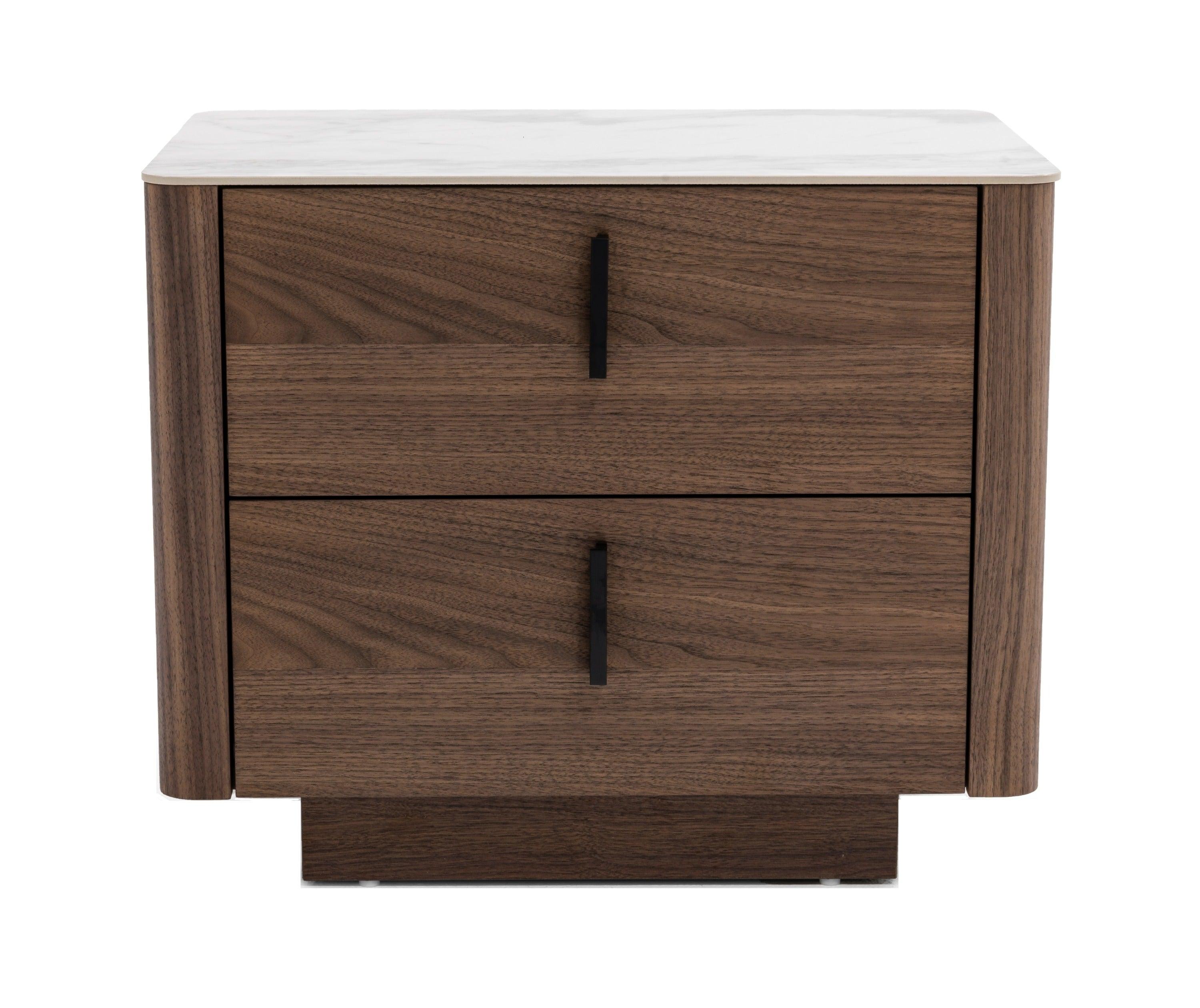 Modrest Chelton Contemporary Ceramic Nightstand