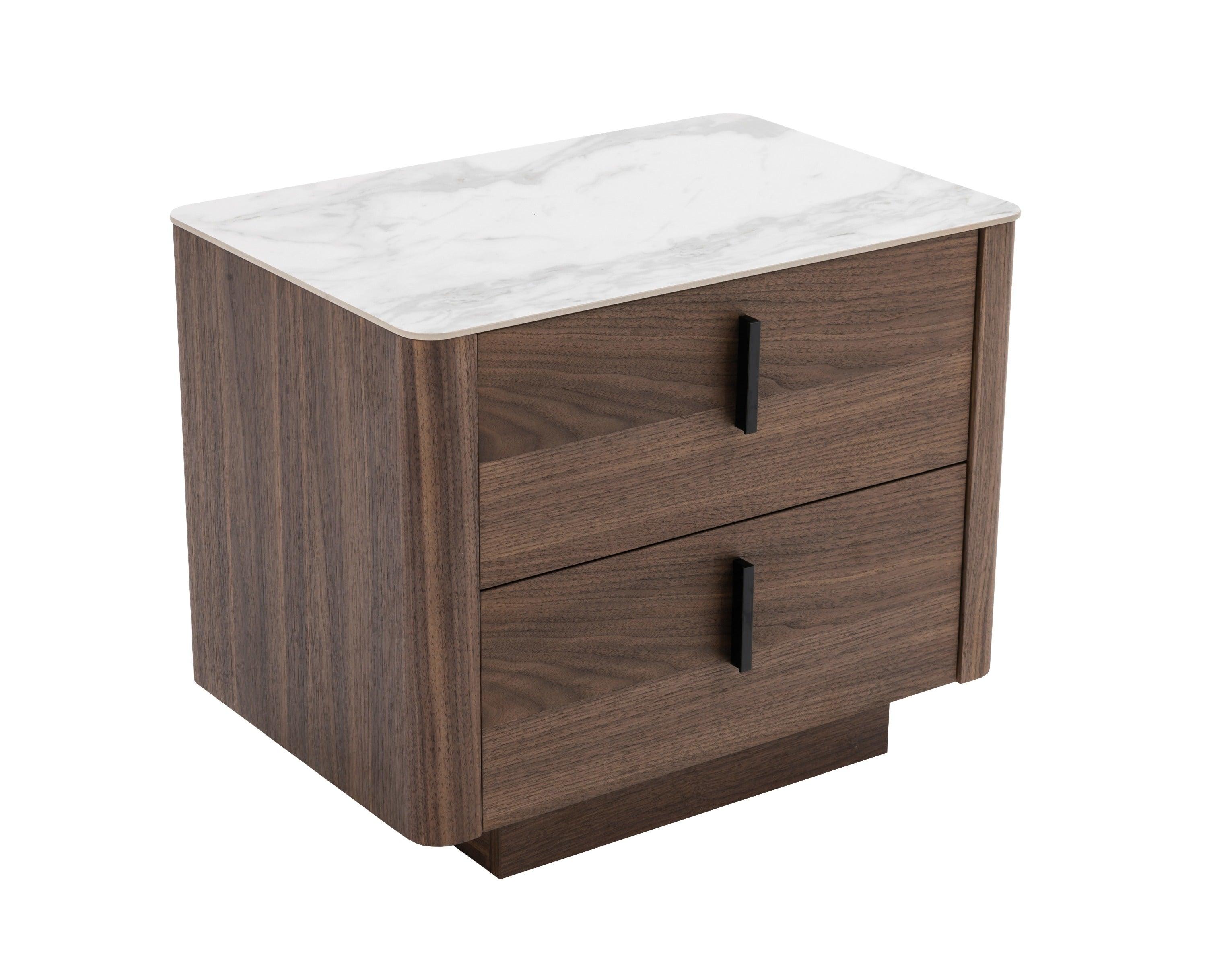 Modrest Chelton Contemporary Ceramic Nightstand