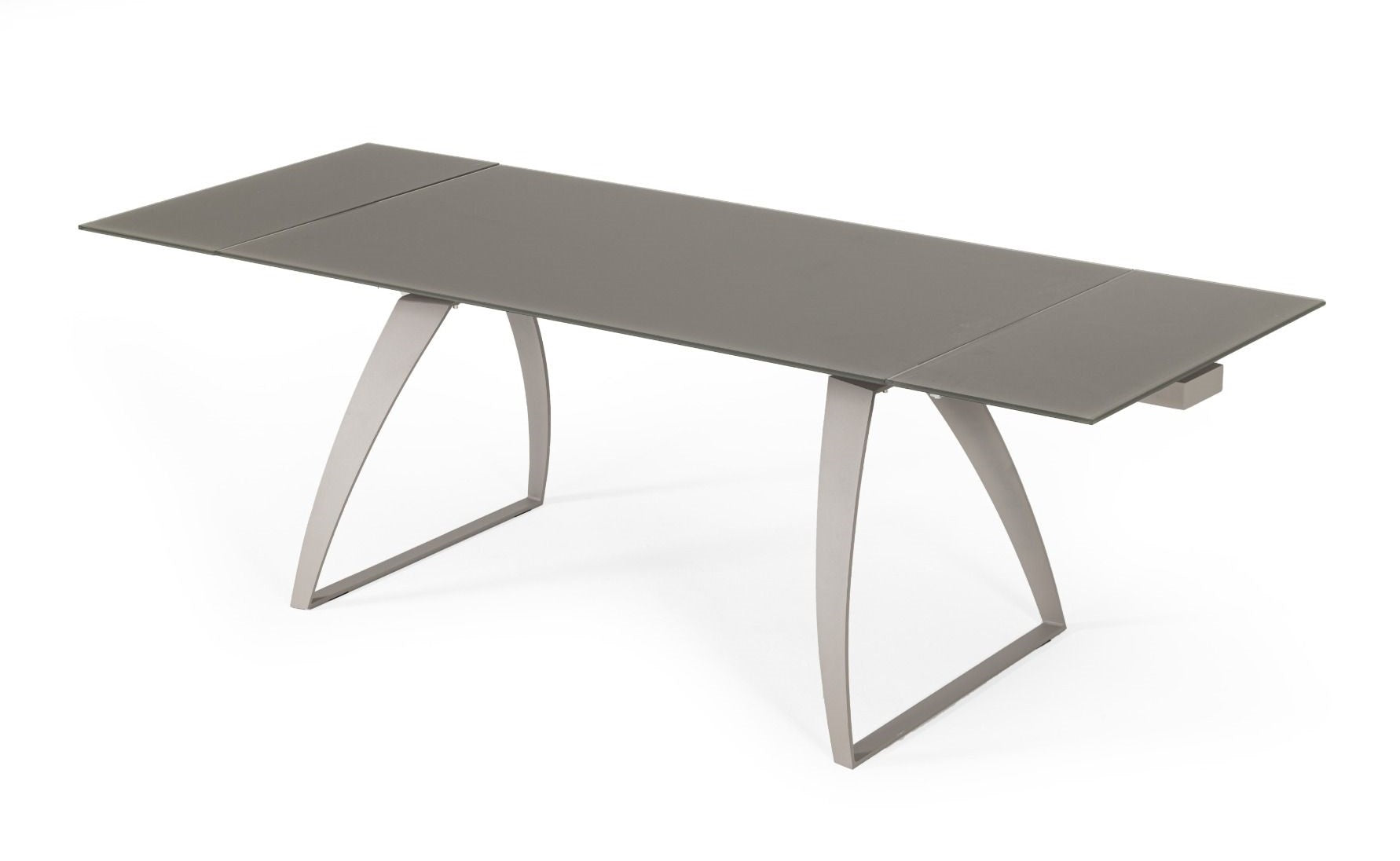 Modrest Pittson Modern Extendable Glass Dining Table