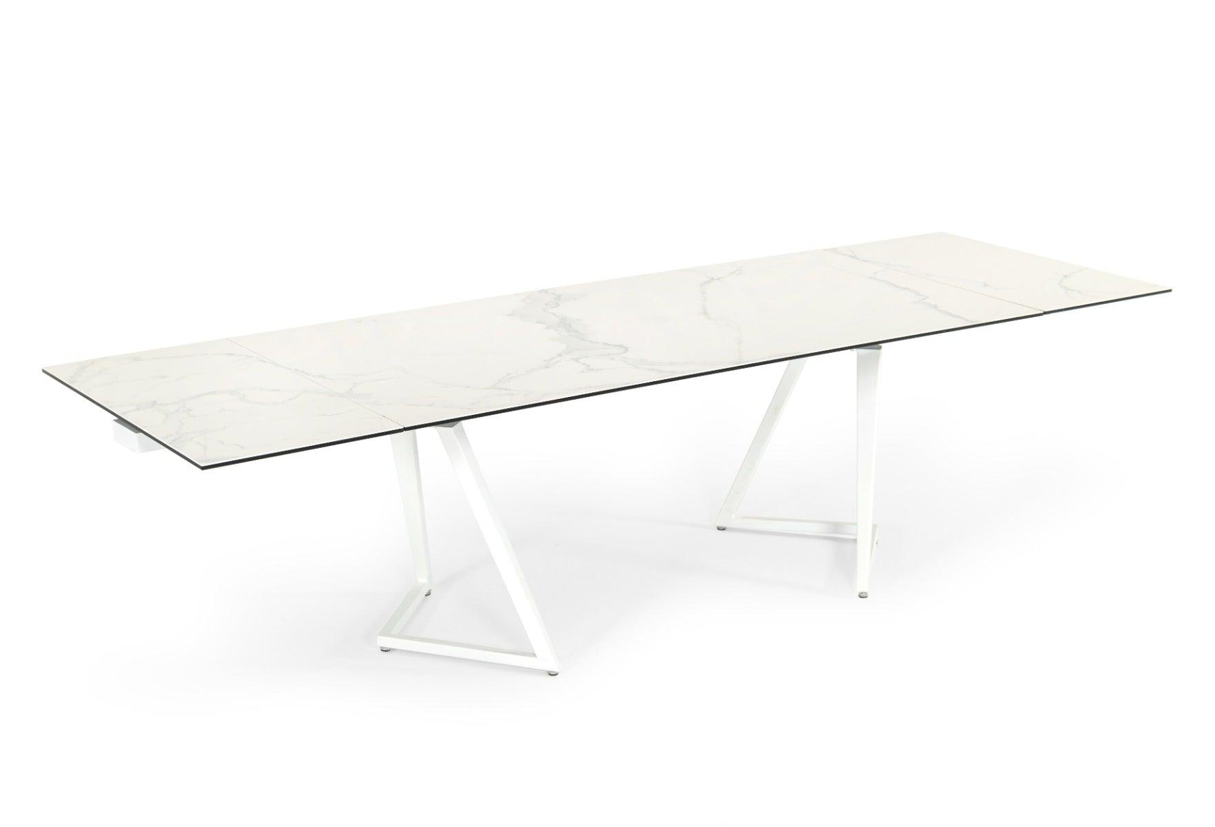 Modrest Farrell Modern Ceramic Extendable Dining Table