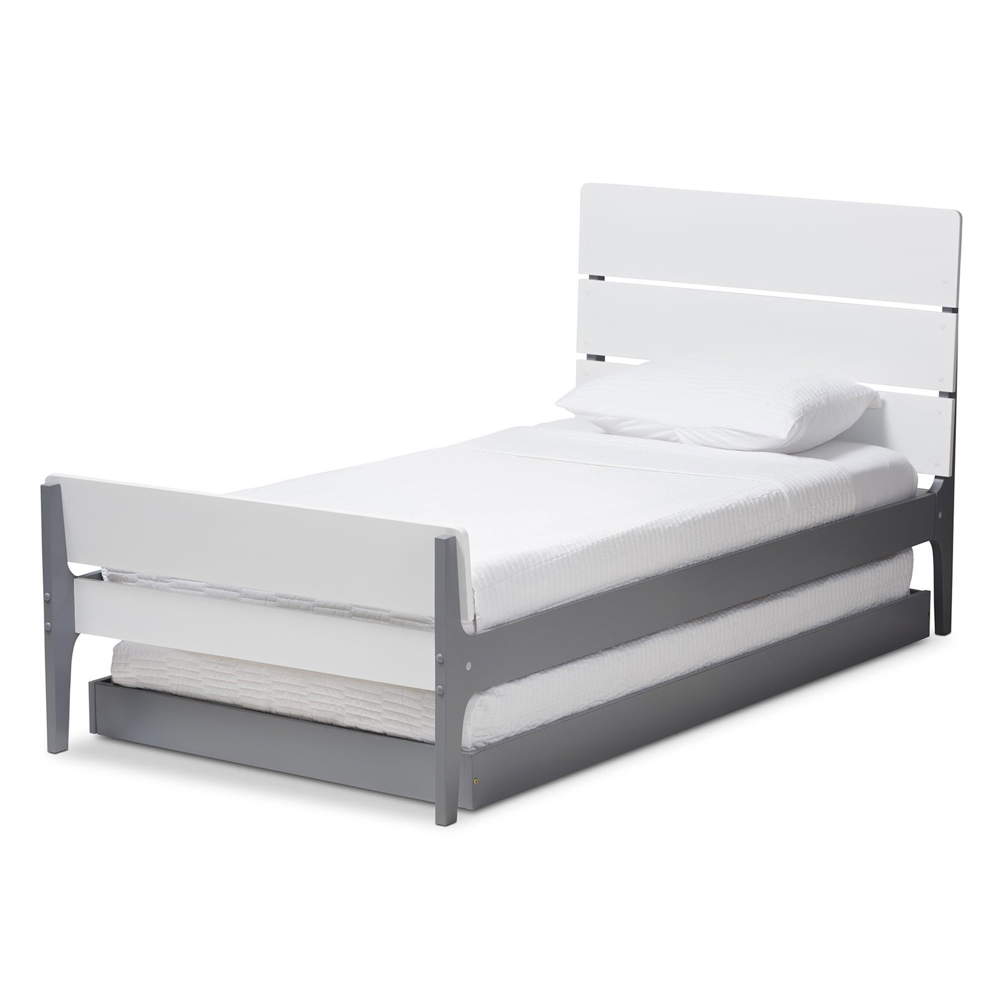 Nereida Modern Classic Mission Style and -Finished Wood Platform Bed