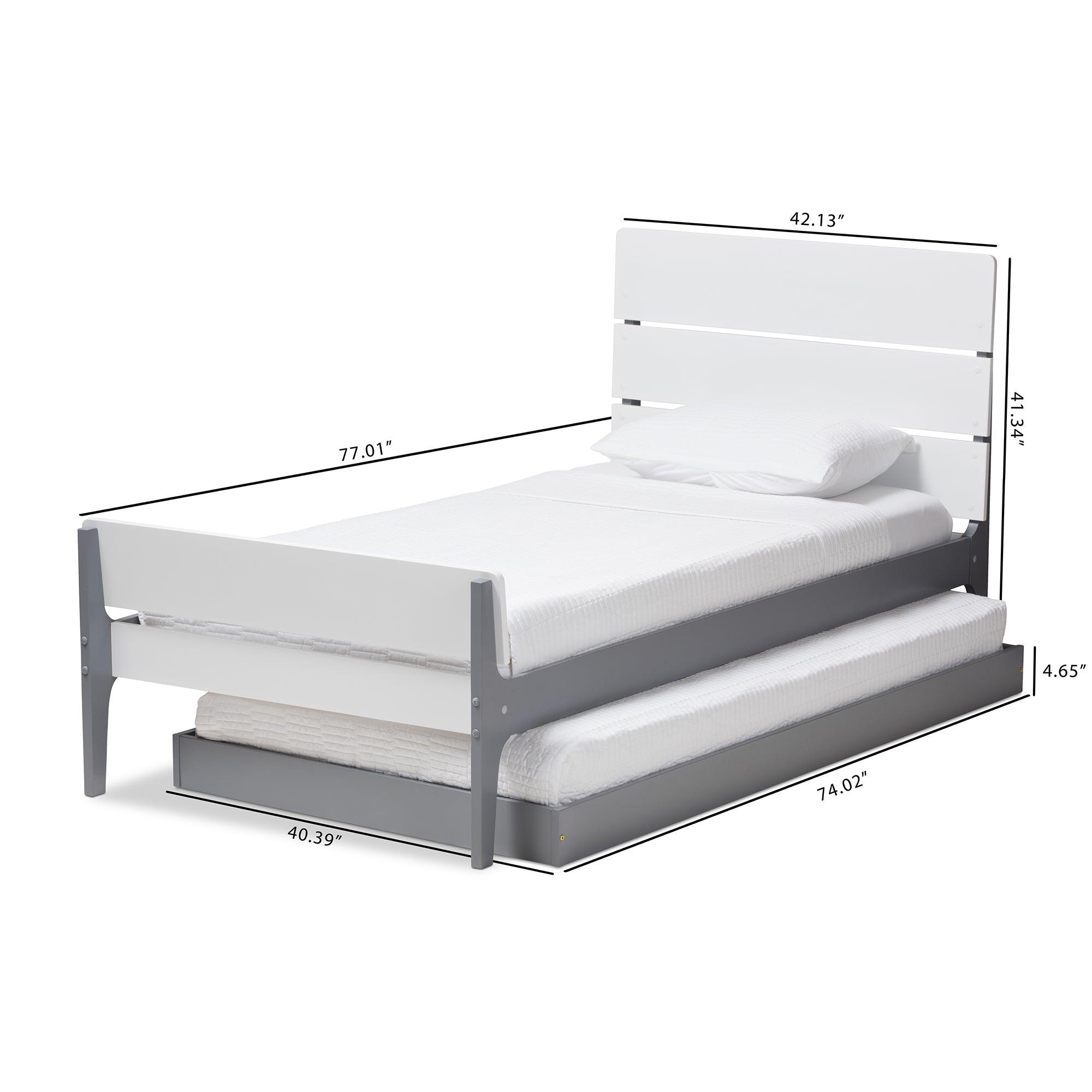 Nereida Modern Classic Mission Style and -Finished Wood Platform Bed