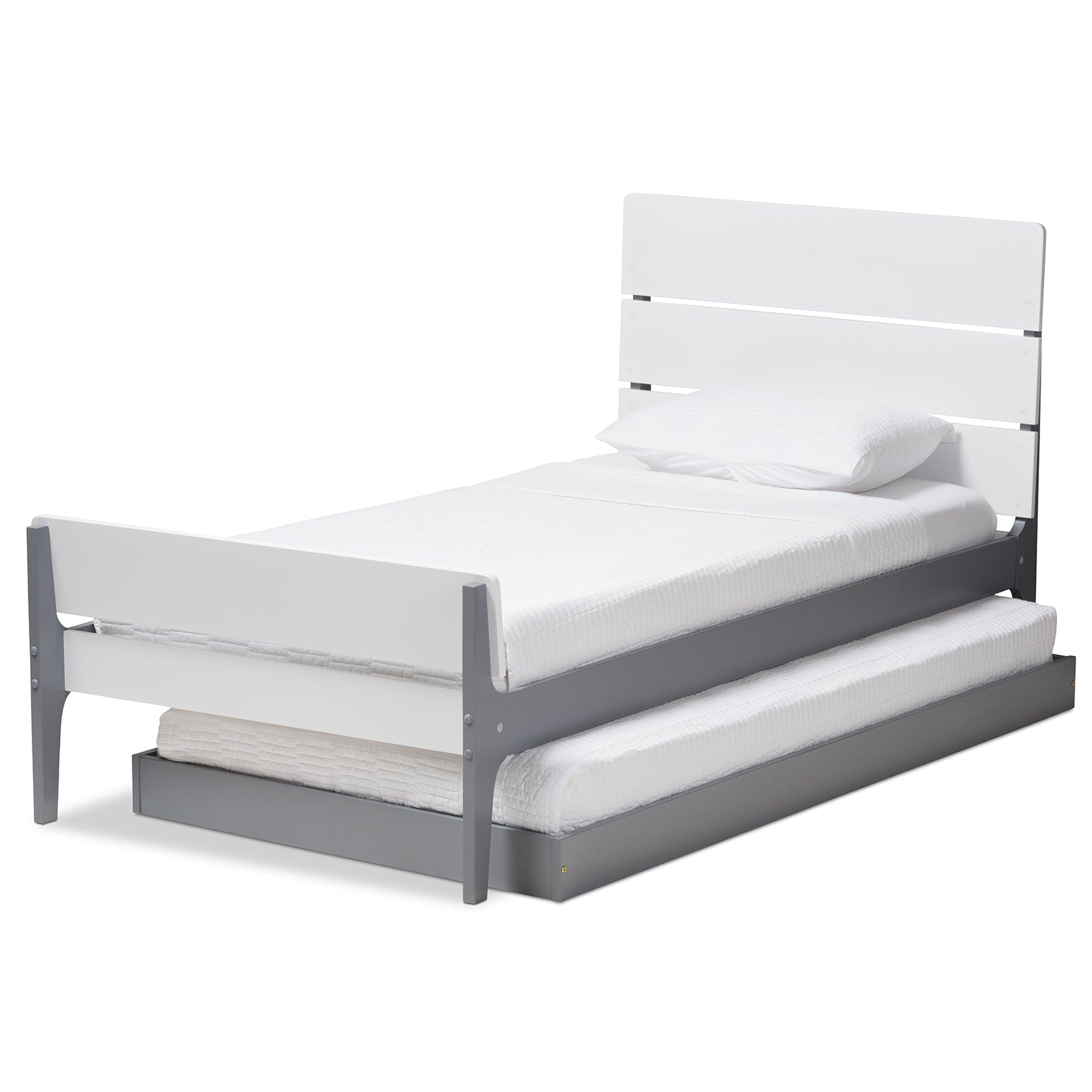 Nereida Modern Classic Mission Style and -Finished Wood Platform Bed