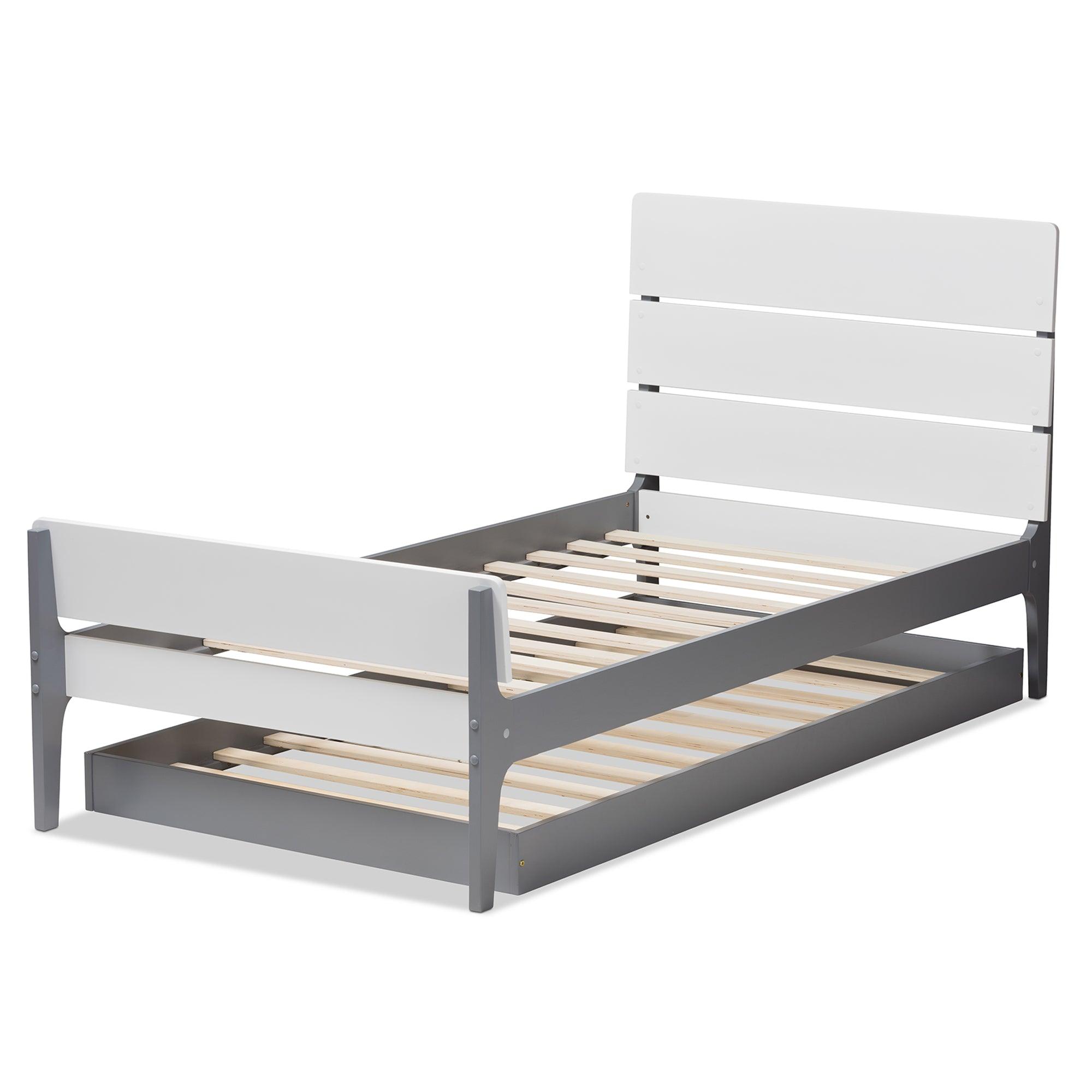 Nereida Modern Classic Mission Style and -Finished Wood Platform Bed