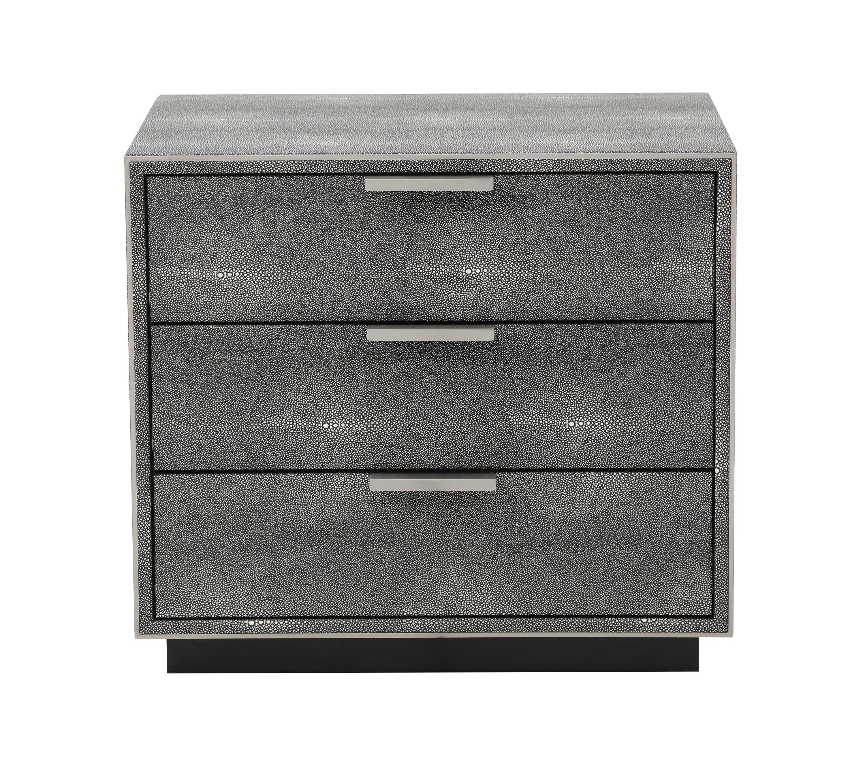 Modrest Dynasty Modern Three Drawer Nightstand