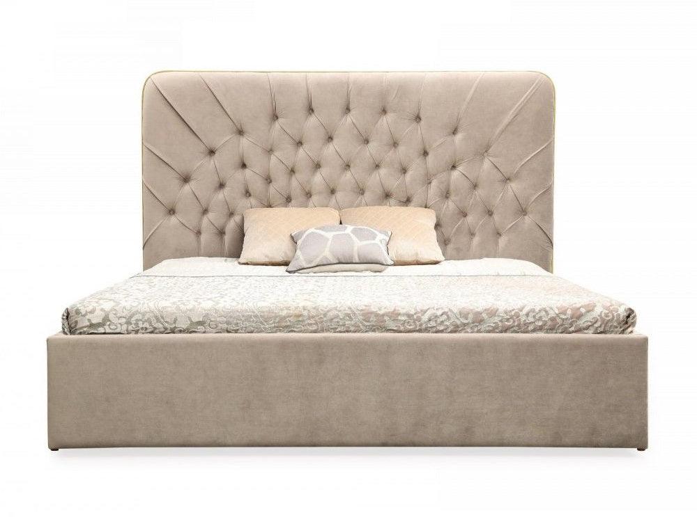 Modrest Moontide Glam Velvet and Brushed Bed