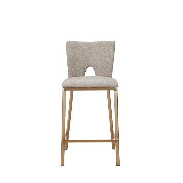 Modrest Burton Contemporary Counter Stool Set of Two