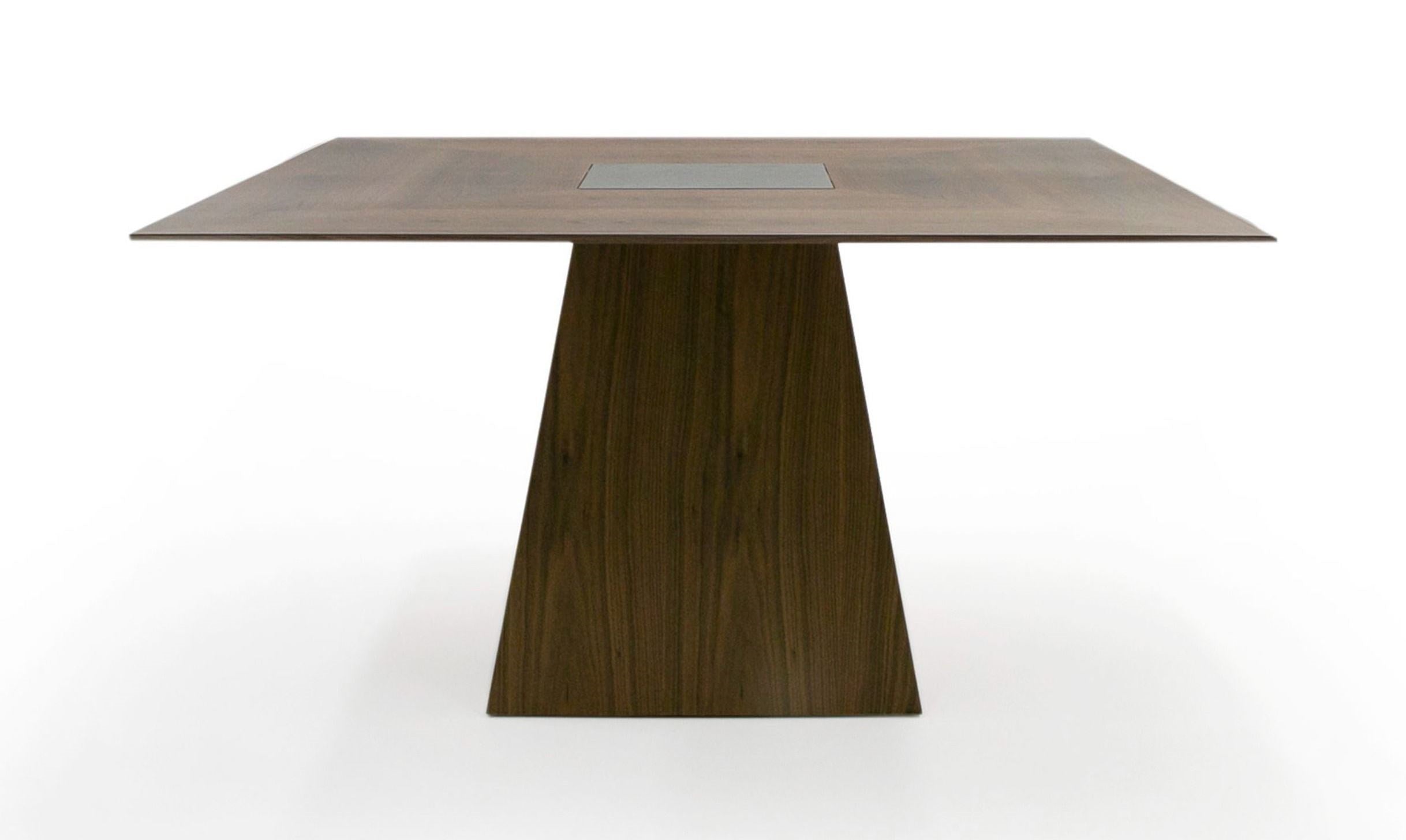 Modrest Cora Modern and Tempered Glass Dining Table