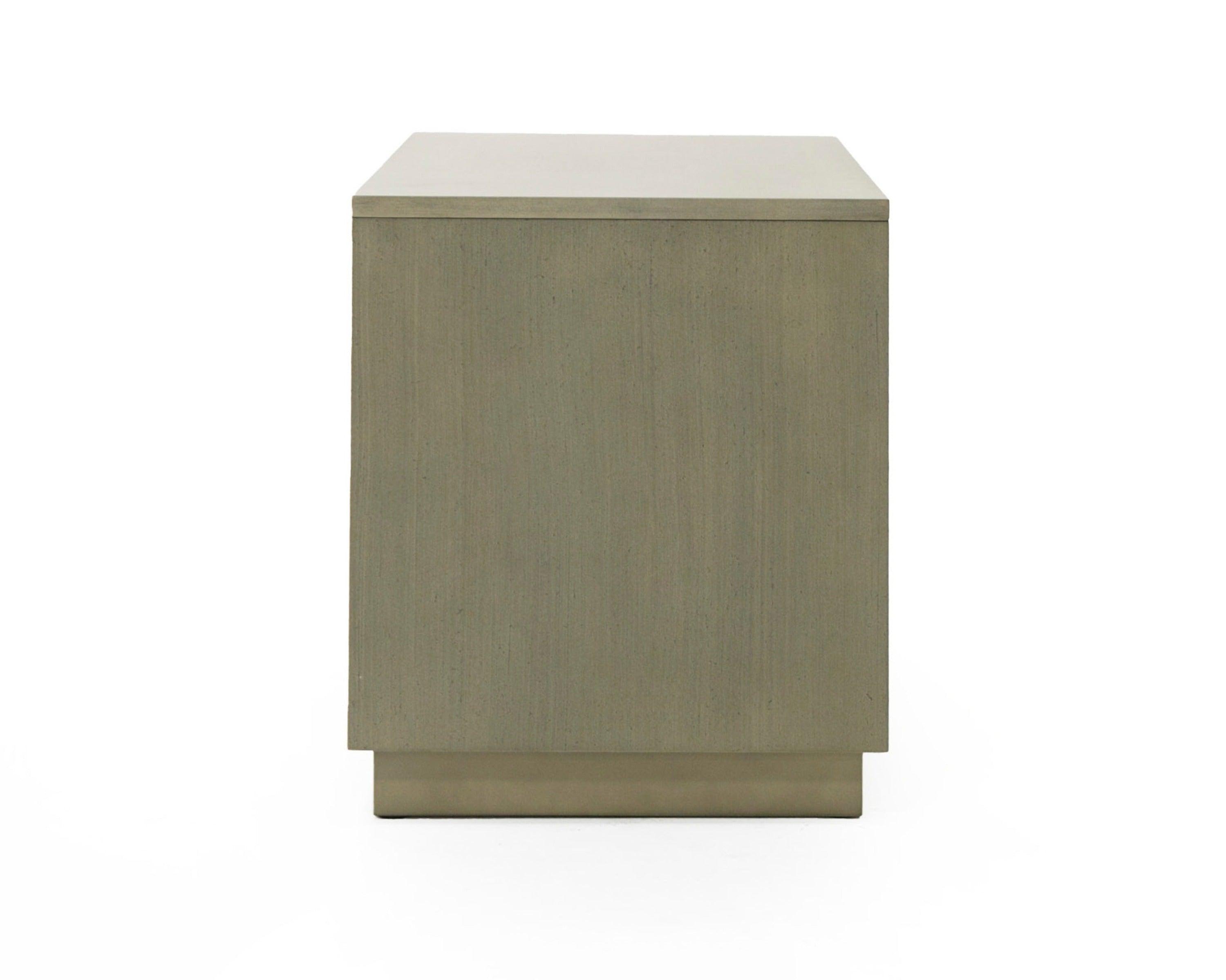 Modrest Nixa Modern Wide Birch Brushed Nightstand