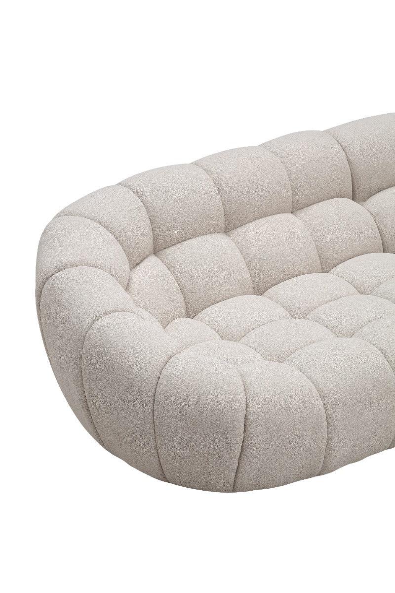 Divani Casa Yolonda Modern Curved Sectional Sofa