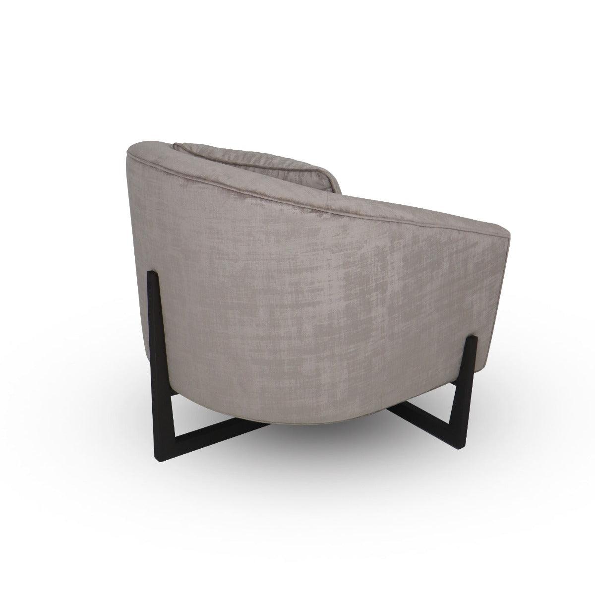 Modrest Forbis Contemporary Fabric Accent Chair