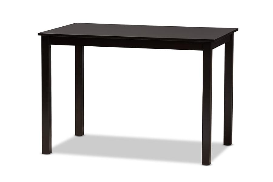 Eveline Modern Espresso Finished Wood 43-Inch Dining Table