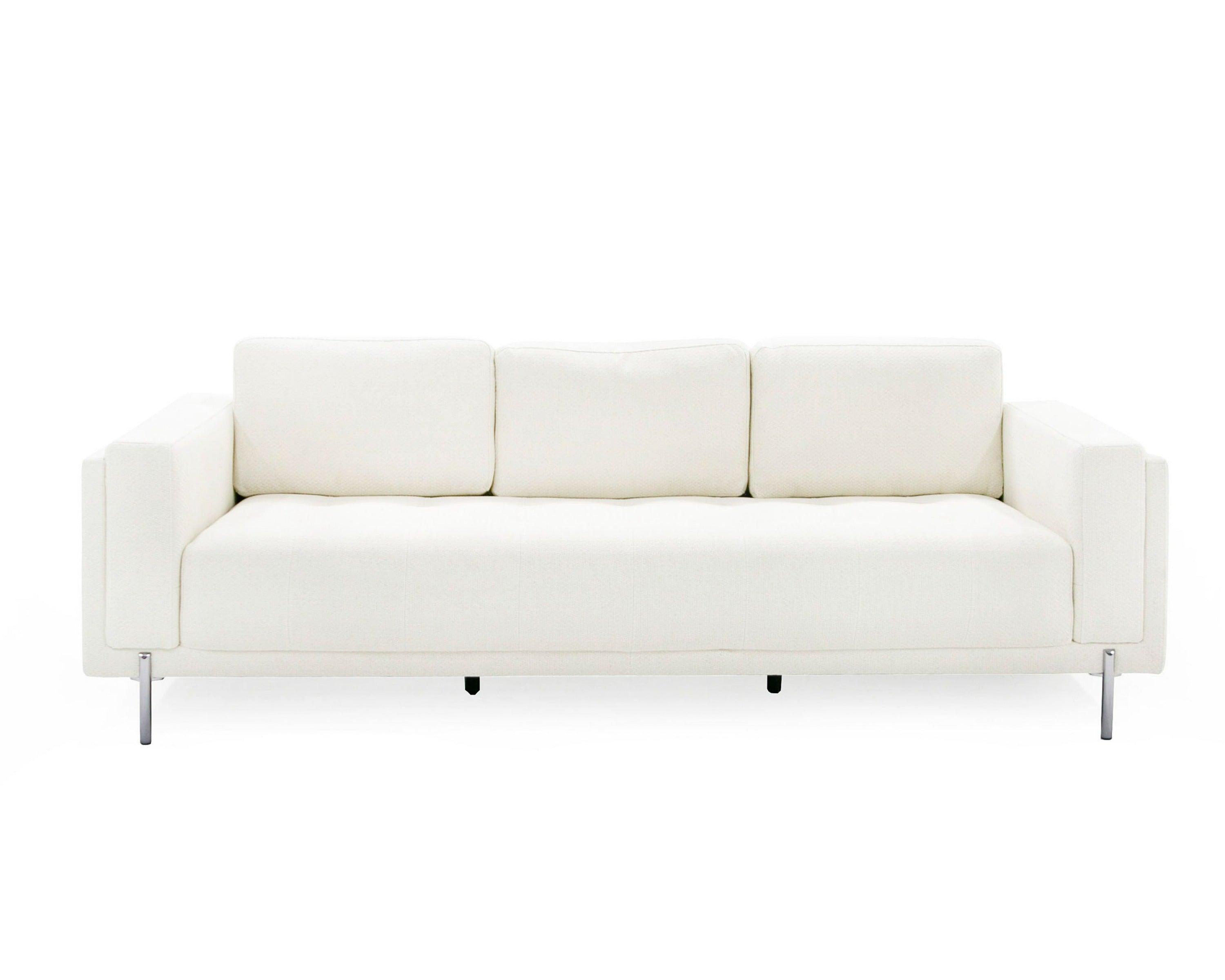 Divani Casa Schmidt Modern Off Fabric Sofa 2 Chairs