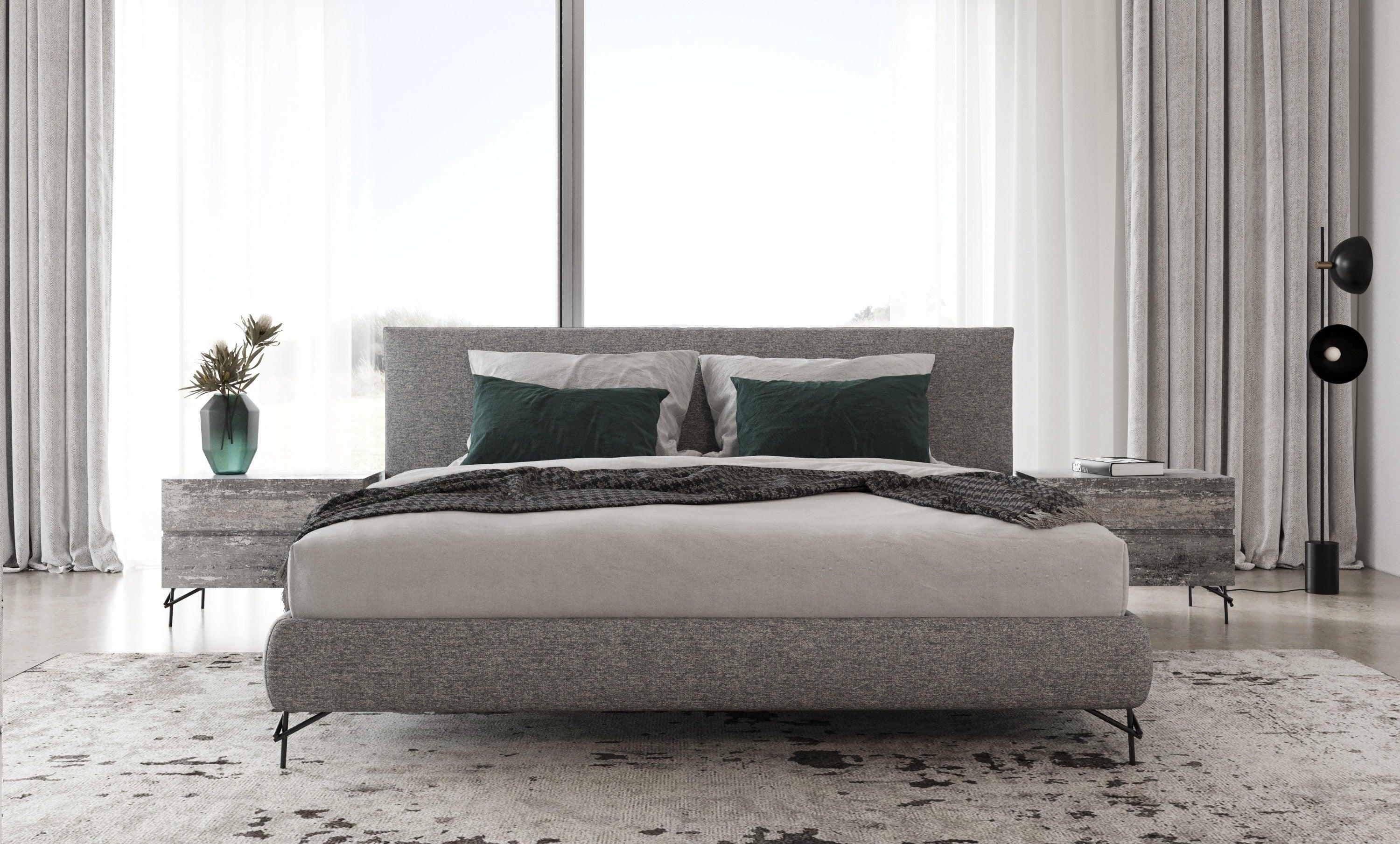 Nova Domus Aria Italian Modern Multi Bed and Two Nightstands