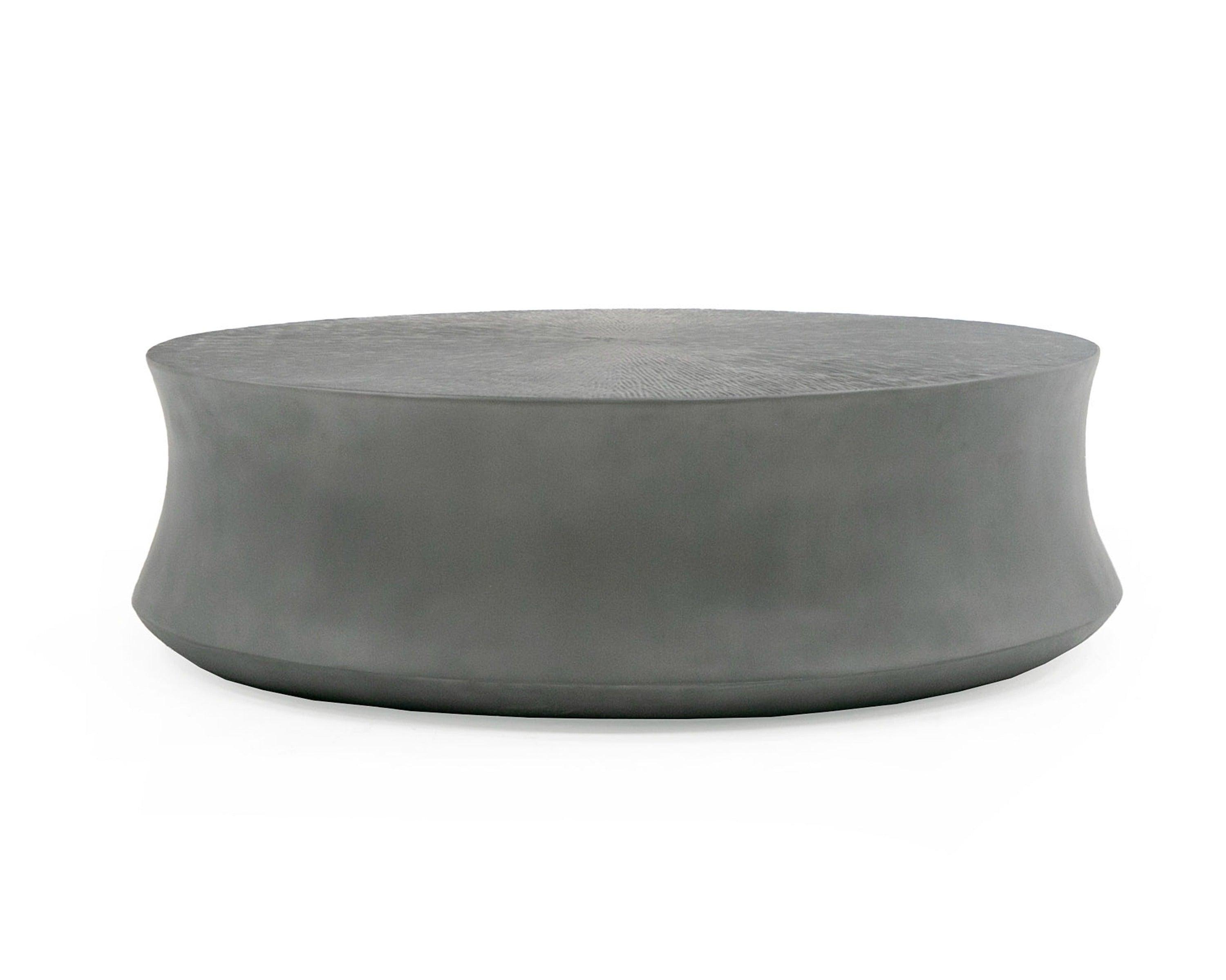 Modrest Airdrie Modern Antique Small Round Coffee Table