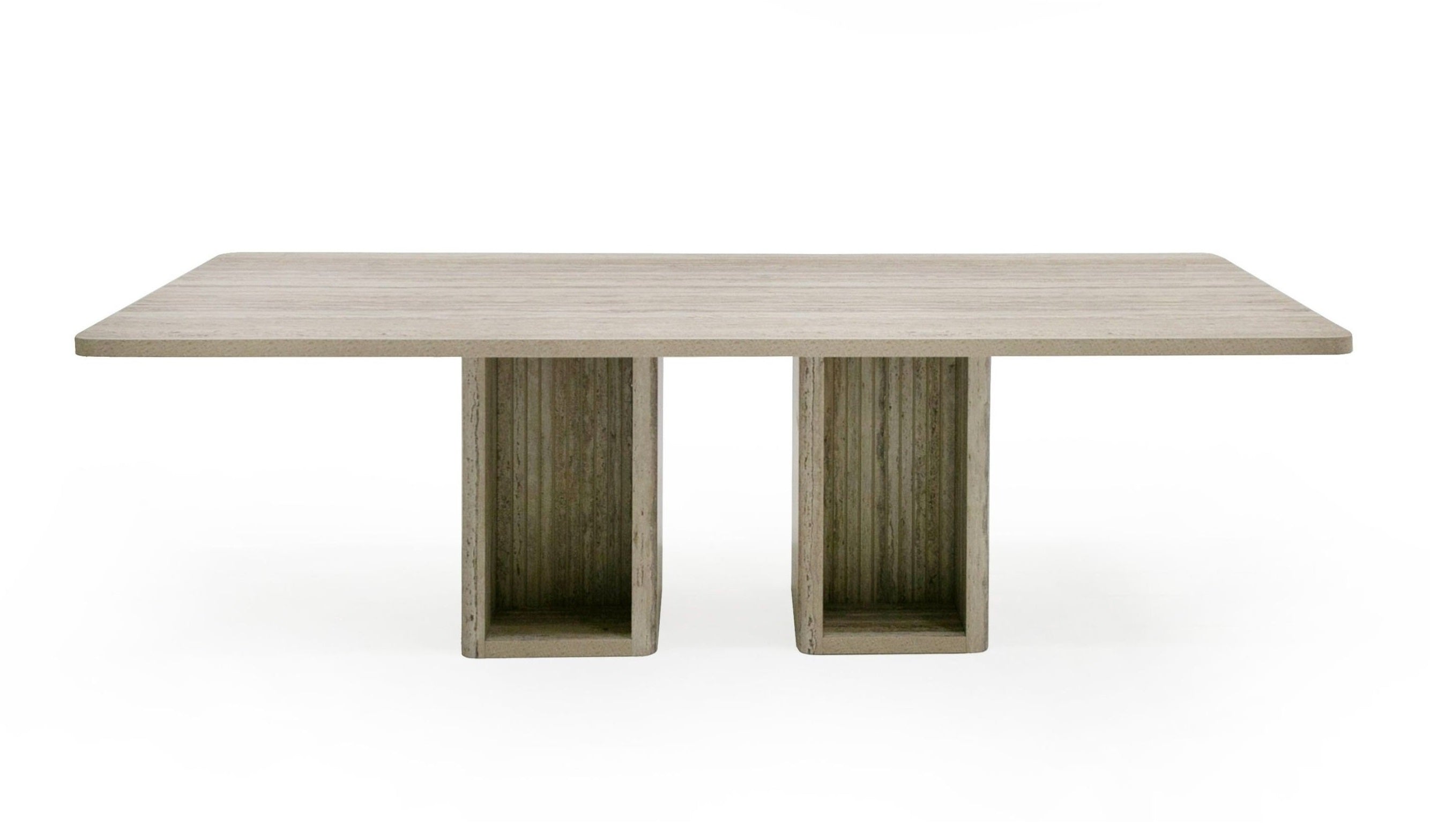 Nova Domus Roma Modern Travertine Rectangular Dining Table