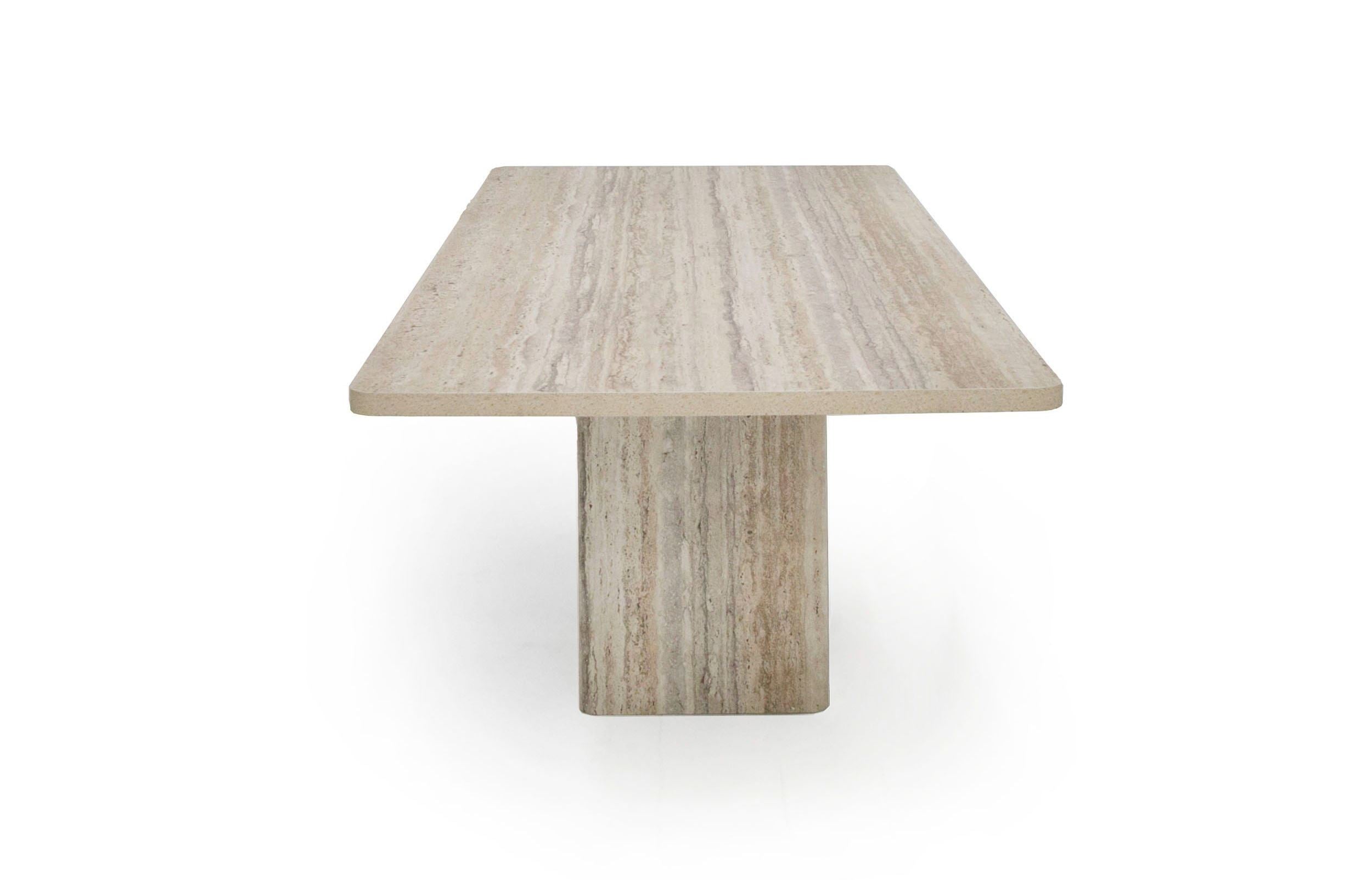 Nova Domus Roma Modern Travertine Rectangular Dining Table