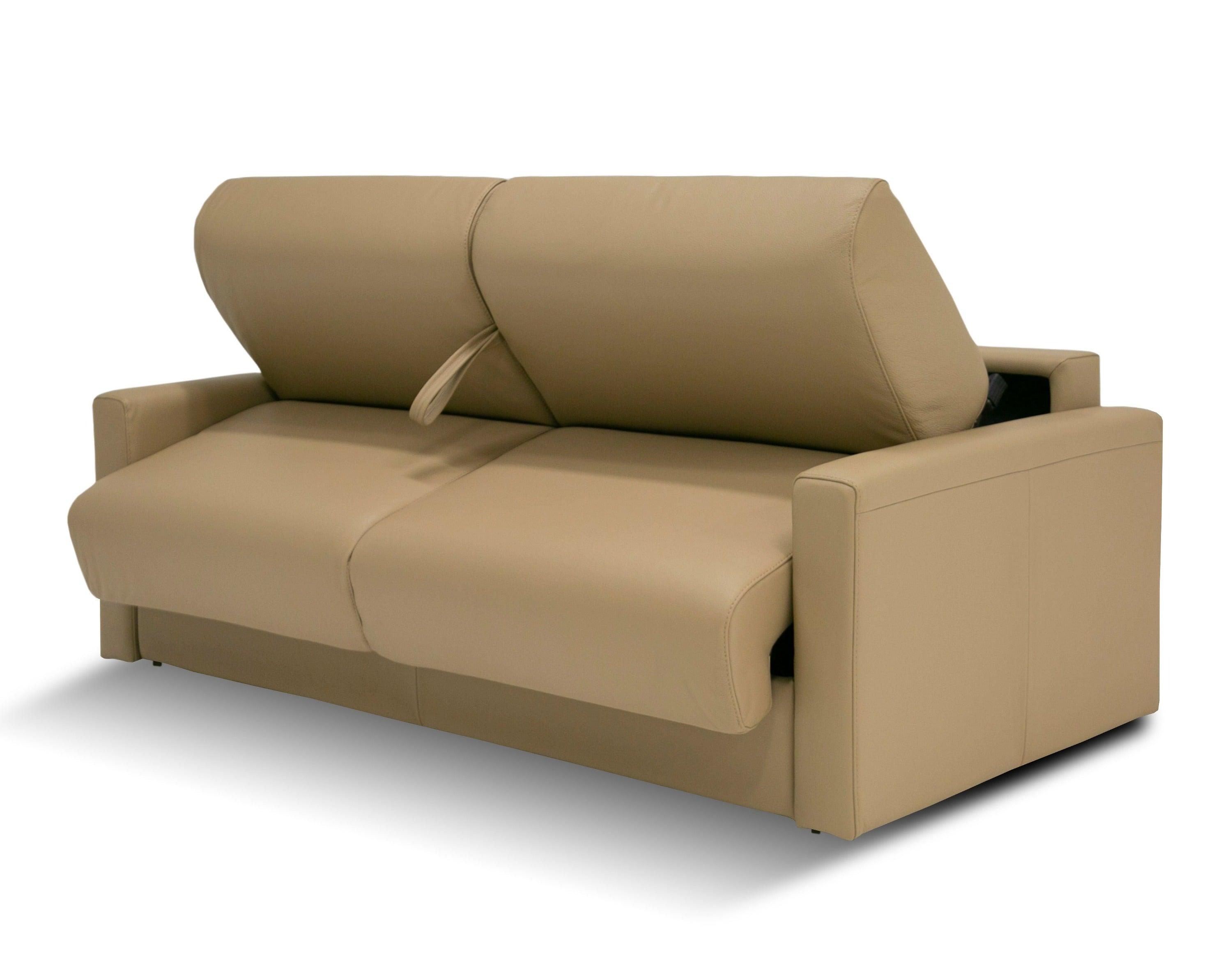 Lamod Italia Revers Italian Modern Desert Leather Sofabed