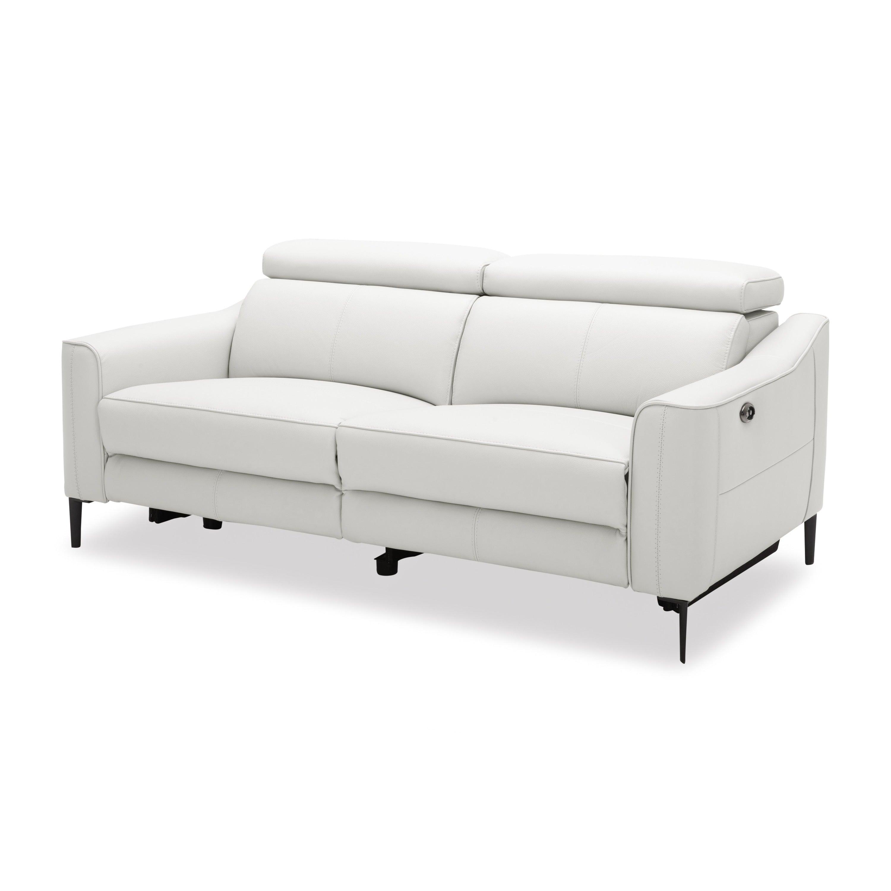 Divani Casa Eden Modern Leather Sofa With 2 Recliners