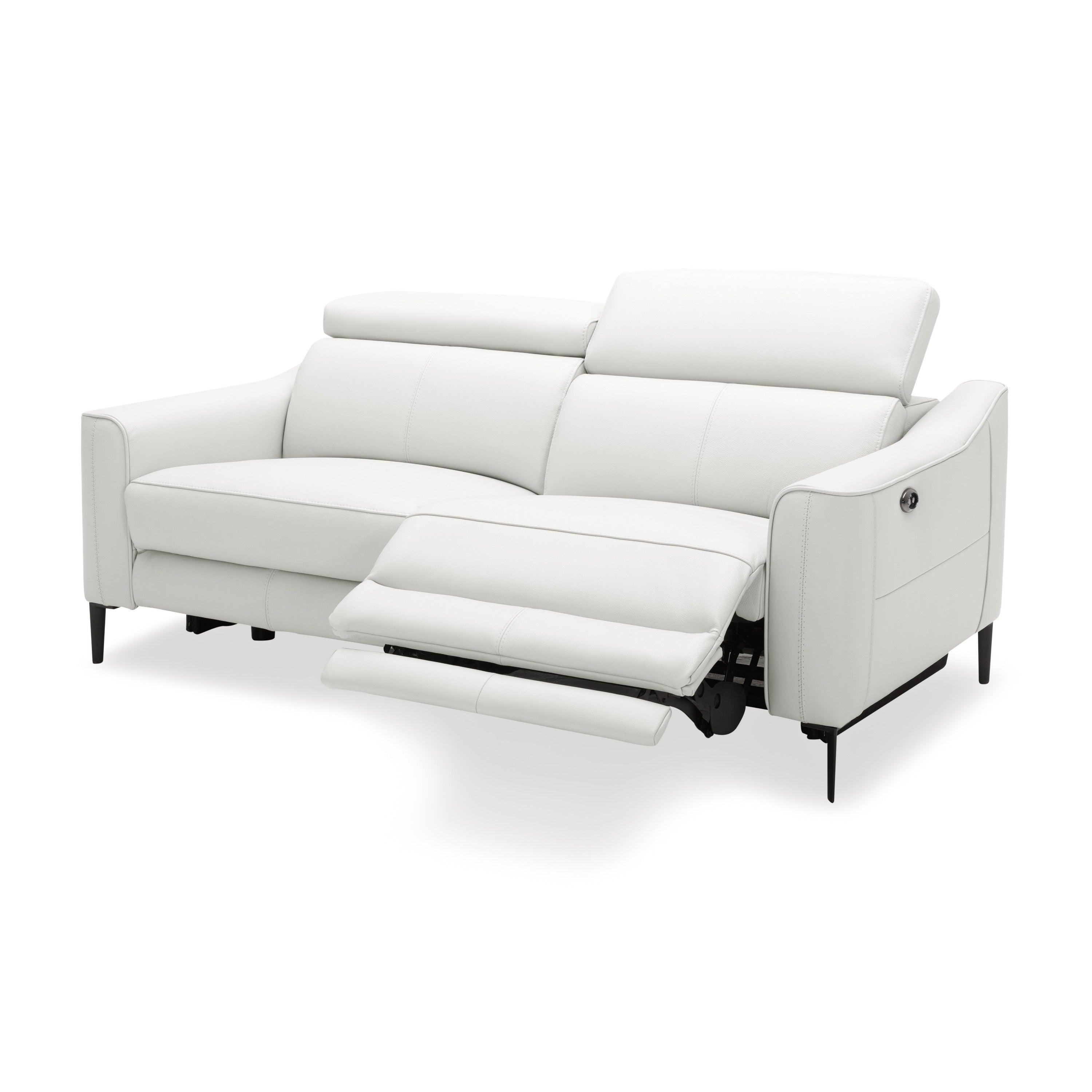 Divani Casa Eden Modern Leather Sofa With 2 Recliners