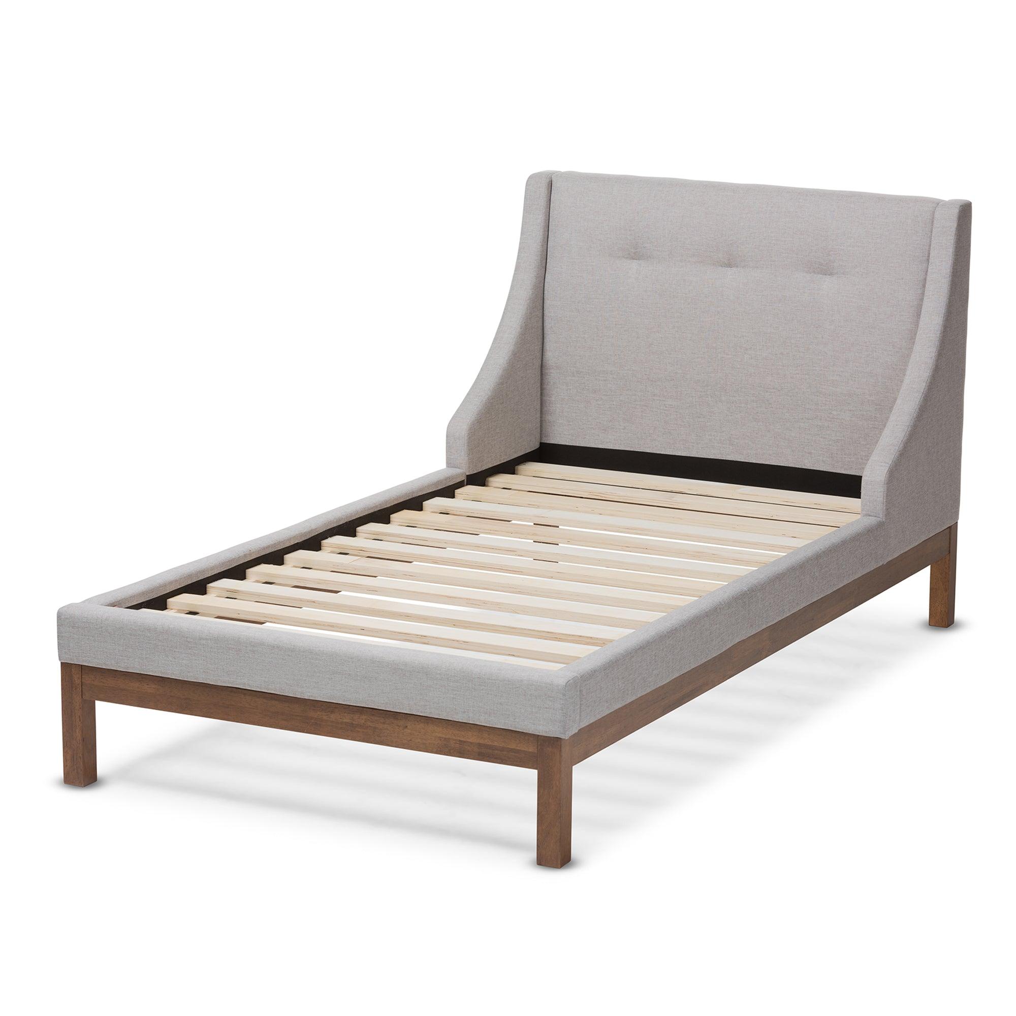 Louvain Modern and Contemporary ish Fabric Upholstered -Finished d Platform Bed