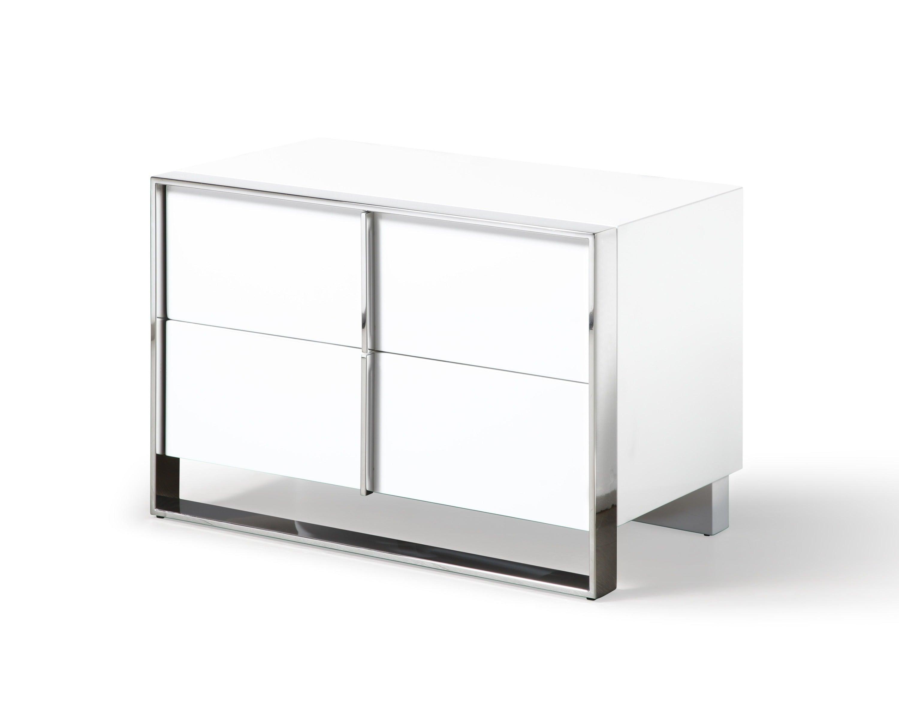 Modrest Cartier Modern Stainless Steel Nightstand