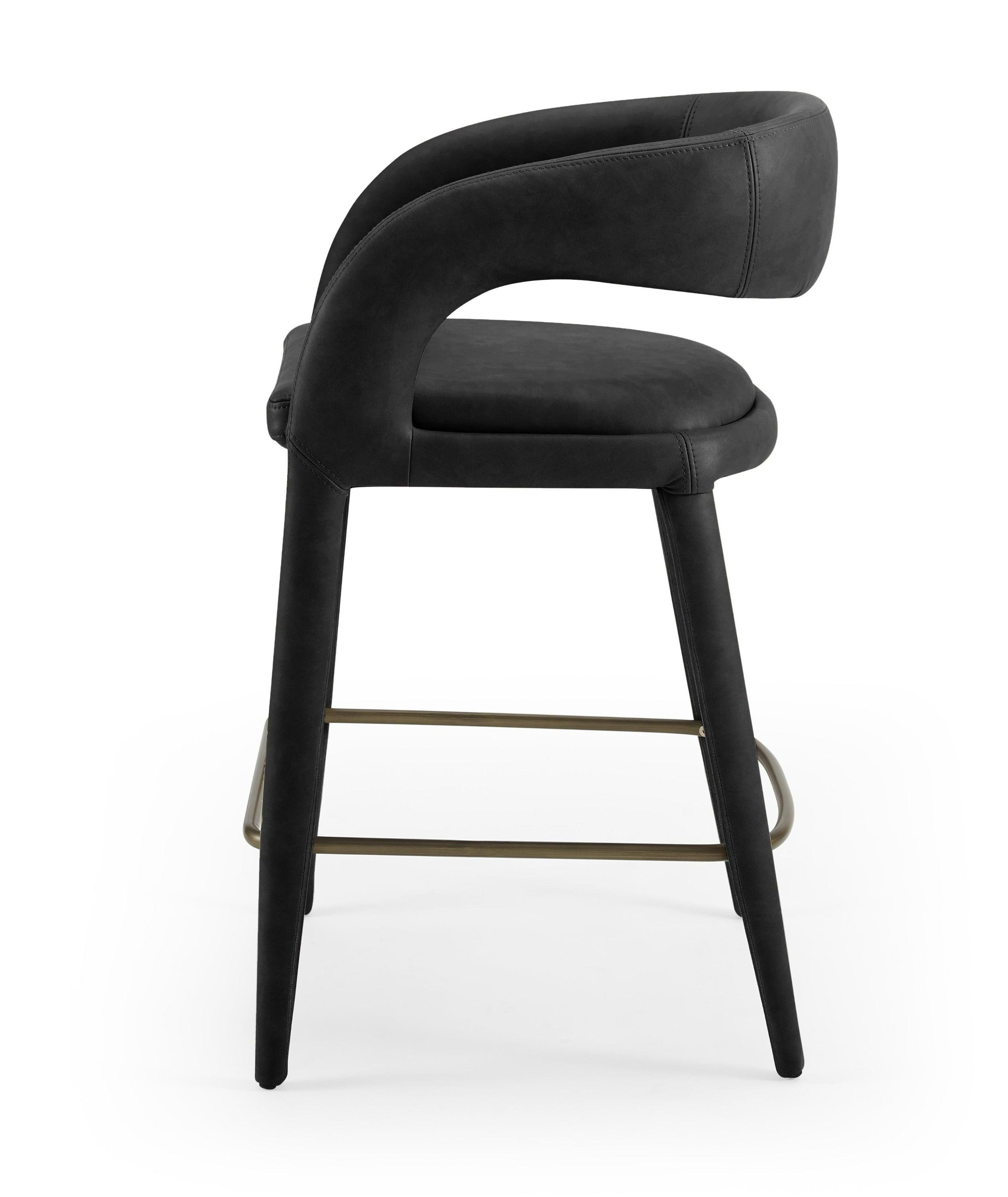 Modrest Faerron Modern Leatherette Counter Chair