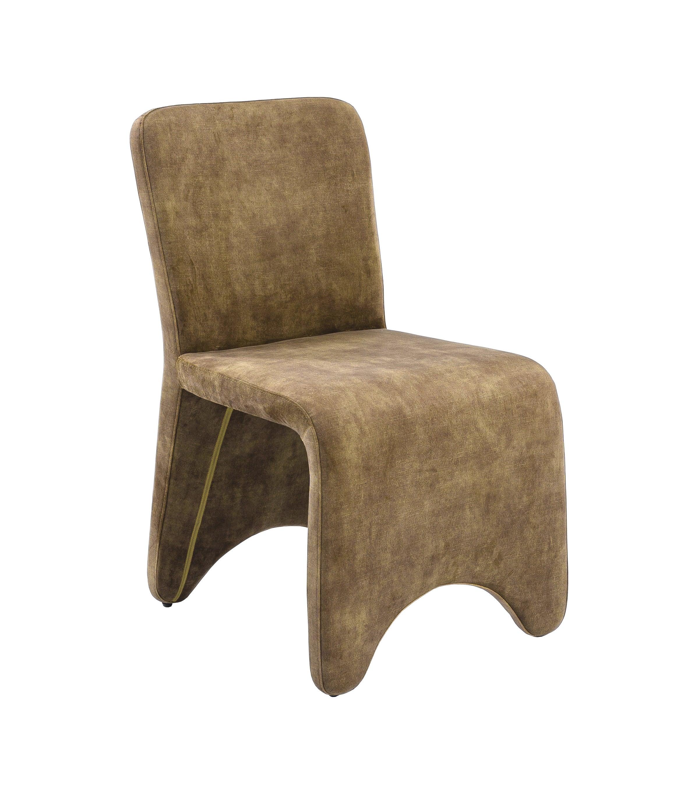 Modrest Ditka Modern Velvet Dining Chair (Set of 2)