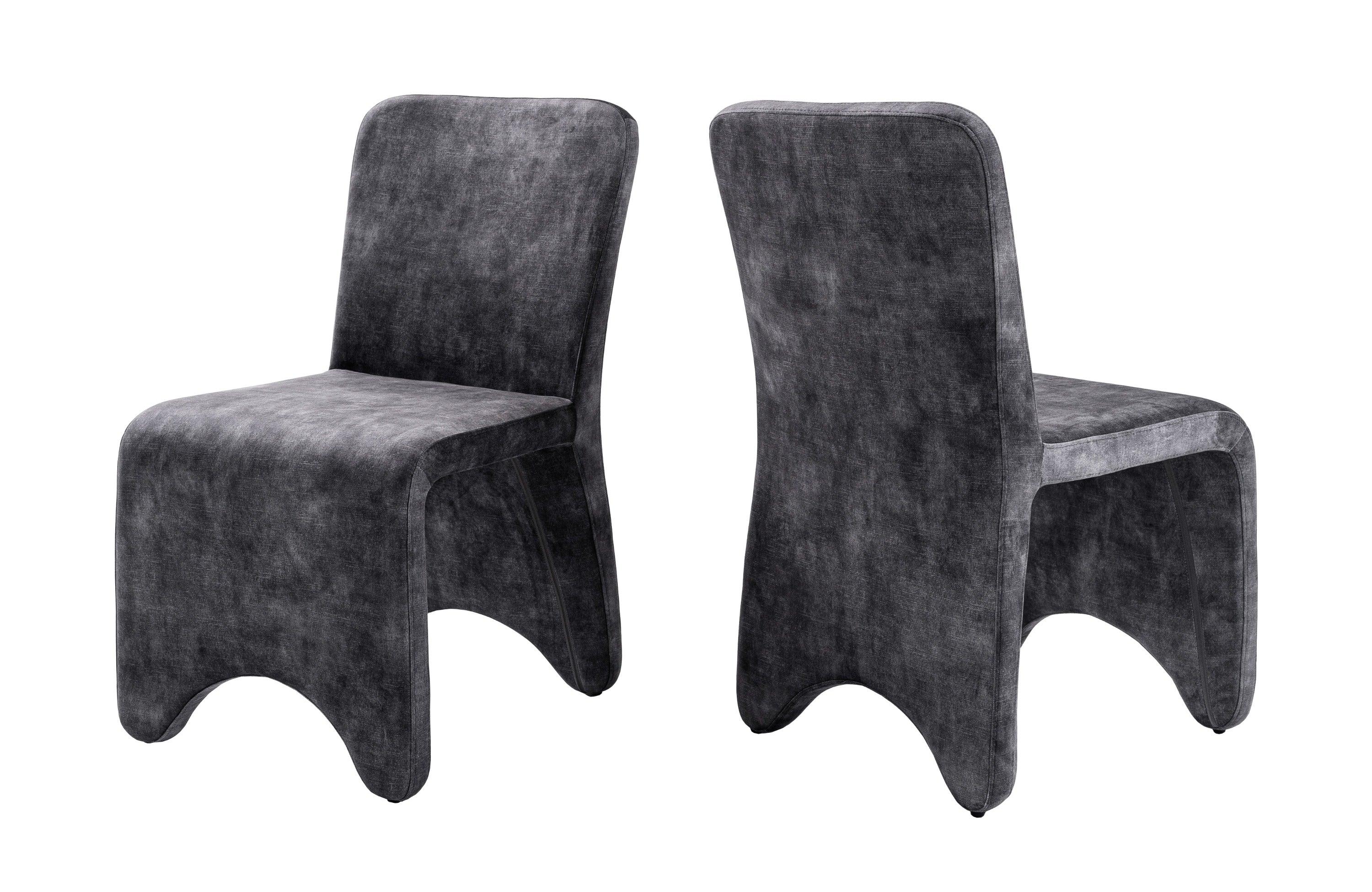 Modrest Ditka Modern Velvet Dining Chair (Set of 2)