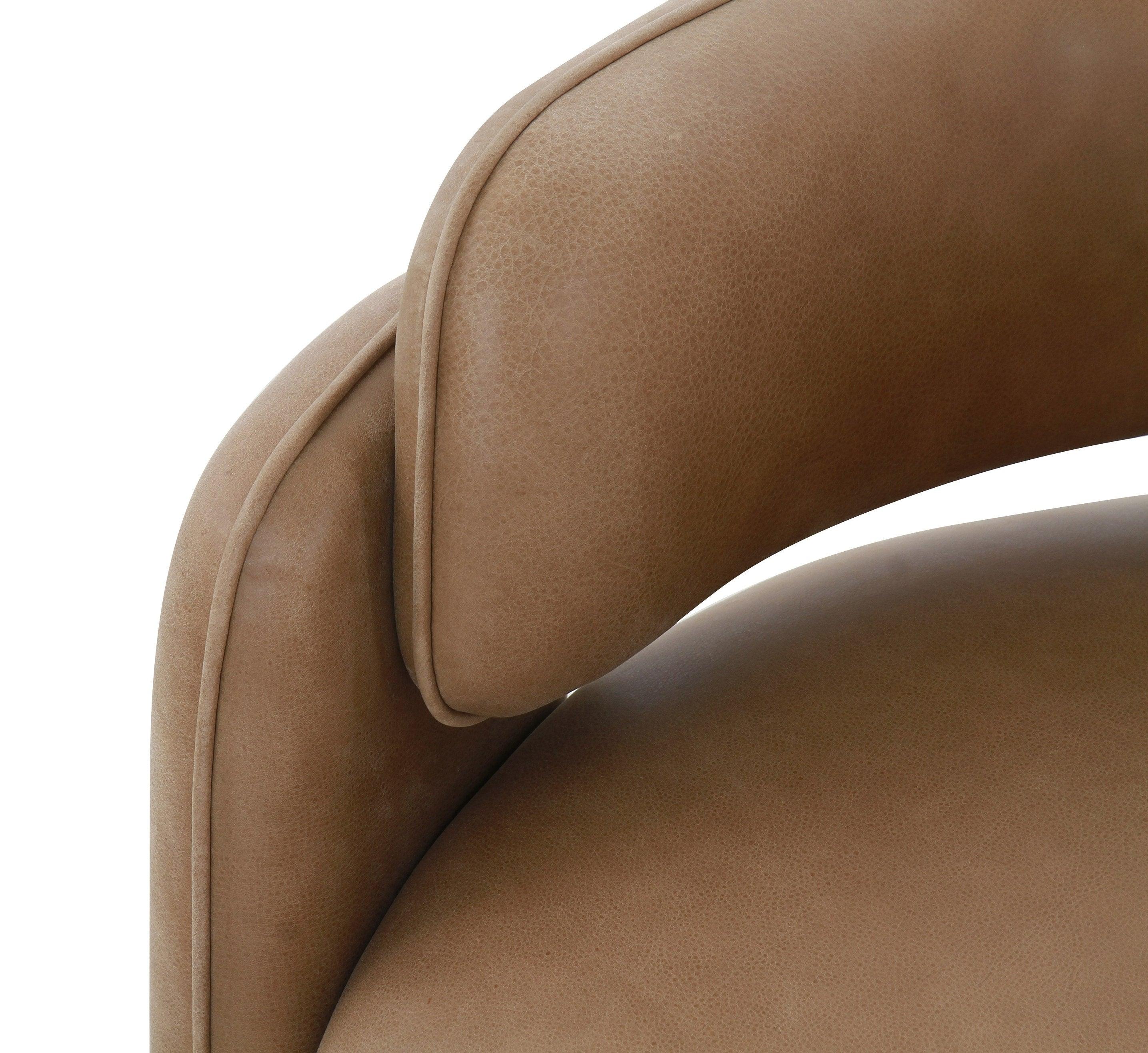 Modrest Tioga Modern Leather Accent Chair